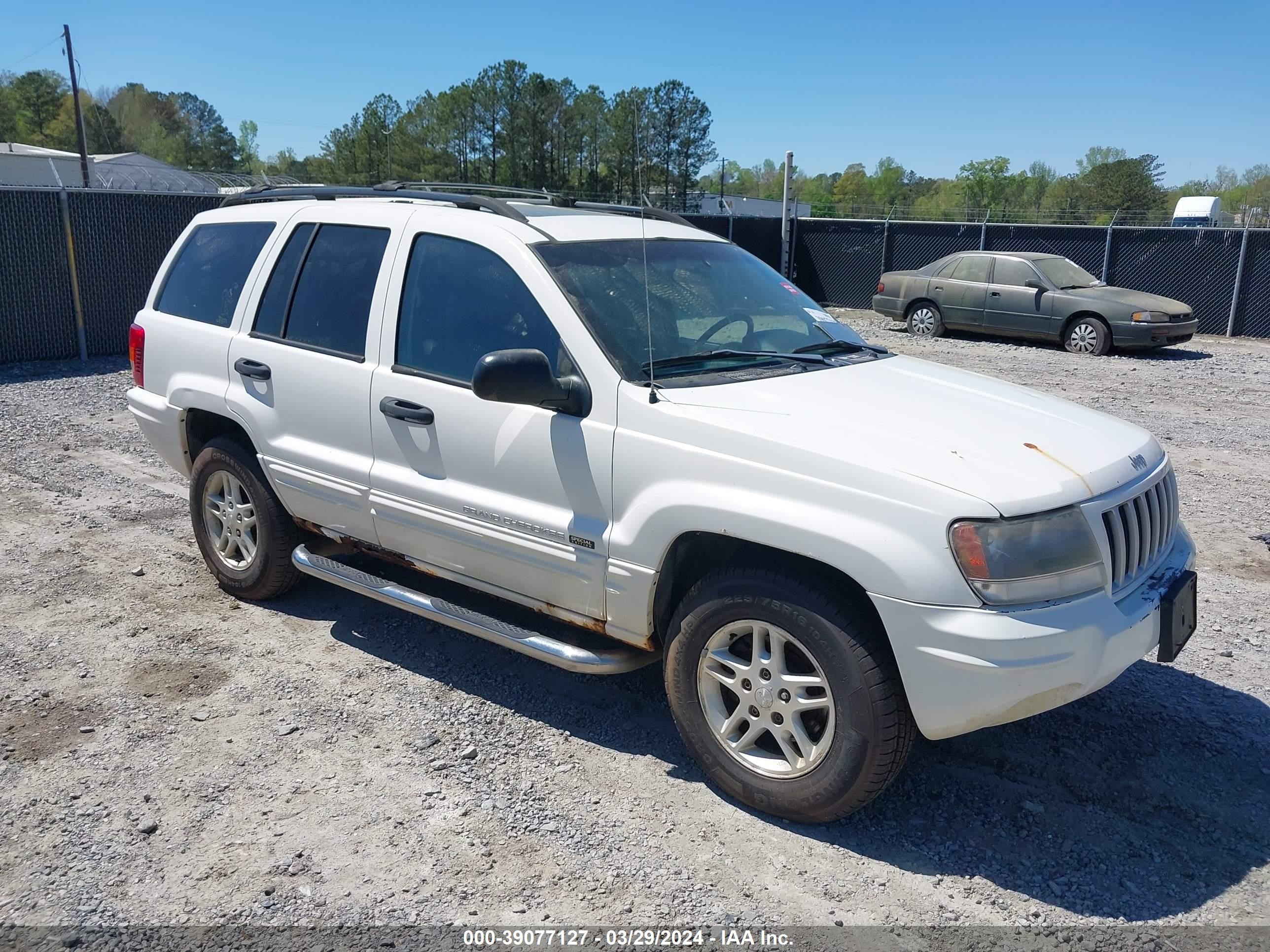 JEEP GRAND CHEROKEE 2004 1j4gw48s44c380906