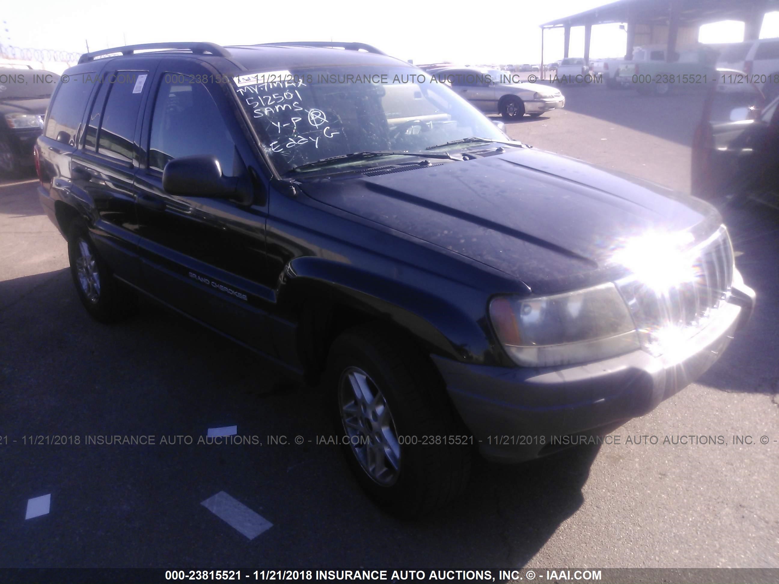 JEEP GRAND CHEROKEE 2003 1j4gw48s63c512501