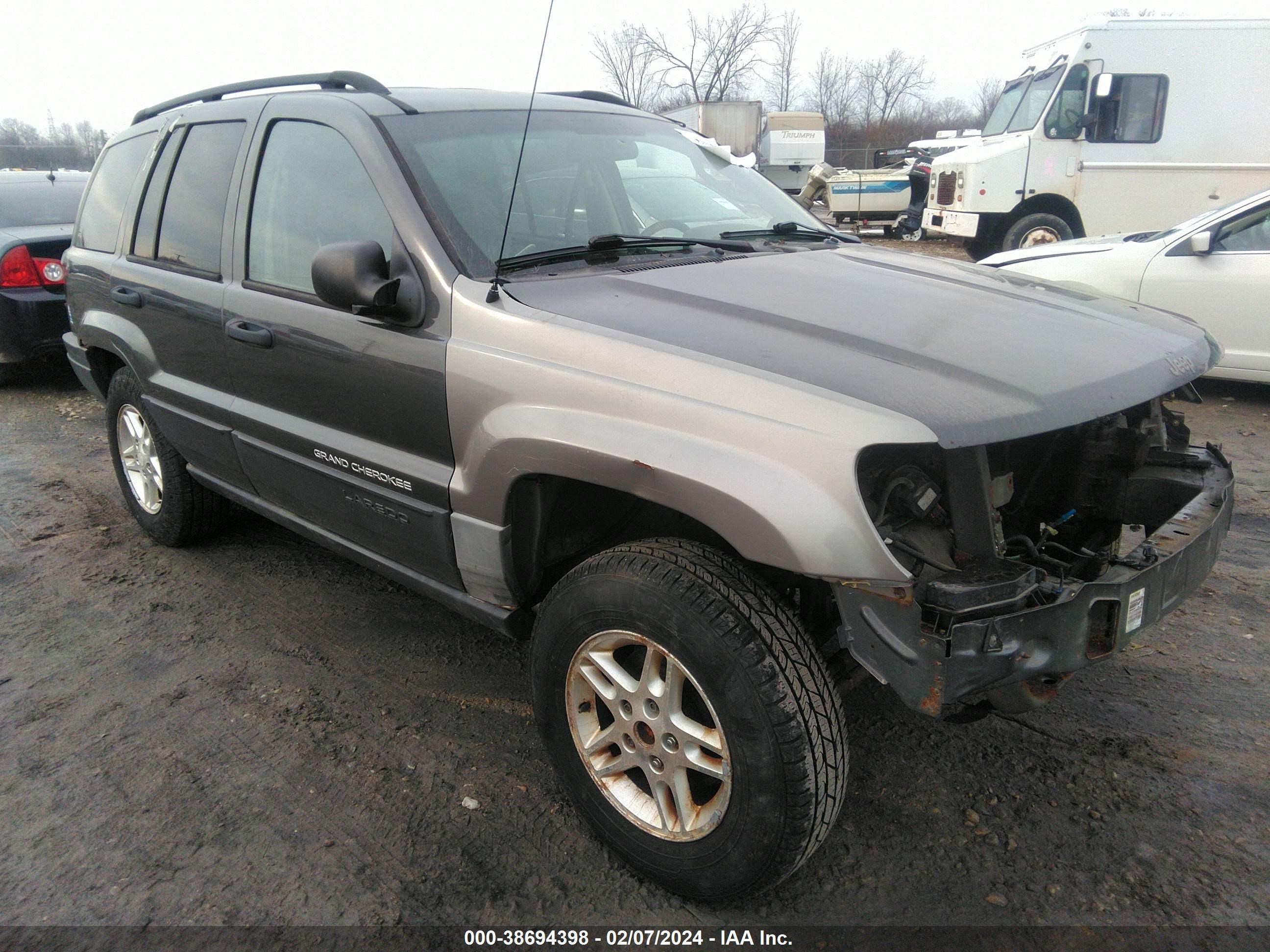 JEEP GRAND CHEROKEE 2003 1j4gw48s63c611111