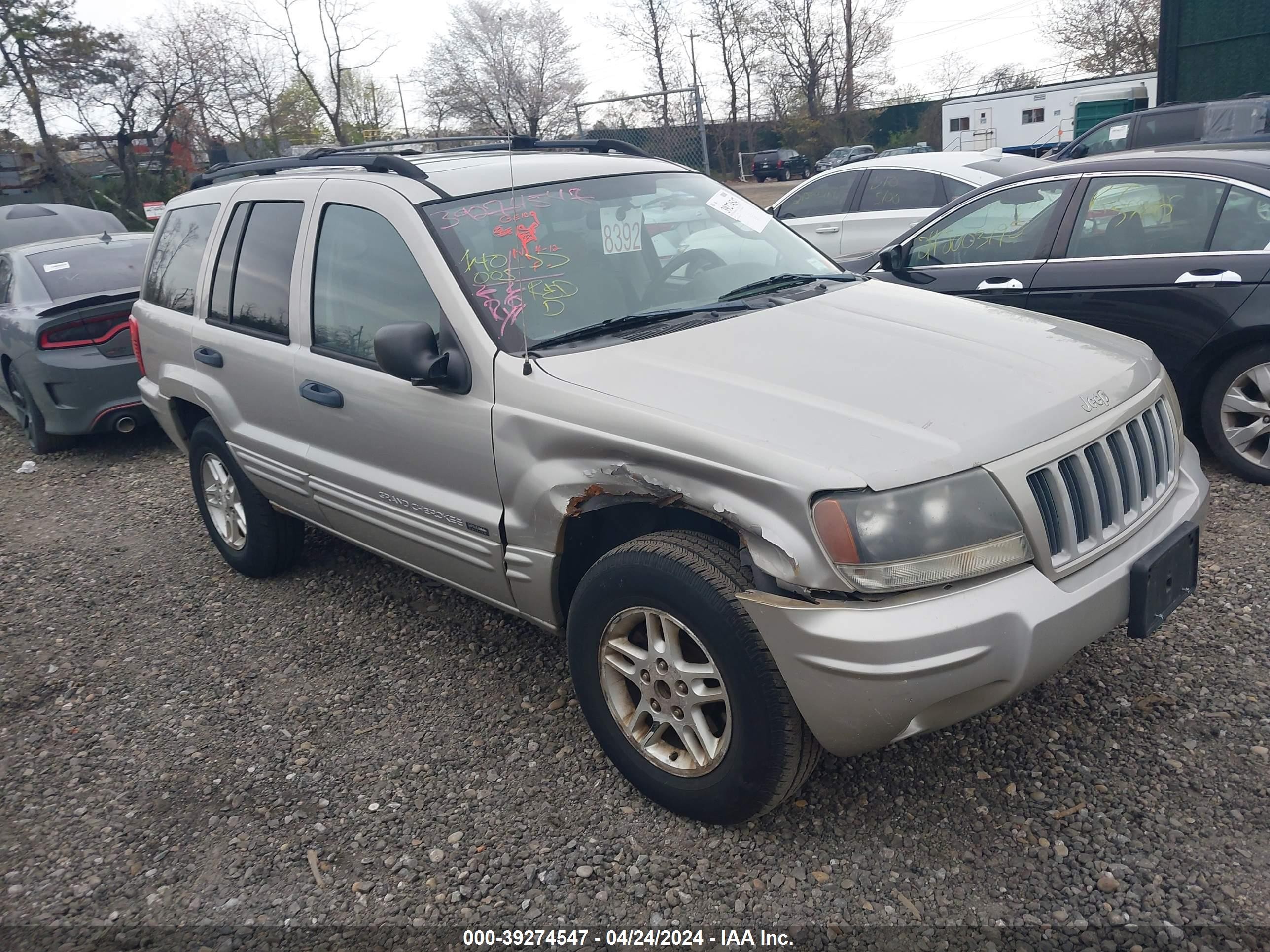 JEEP GRAND CHEROKEE 2004 1j4gw48s64c296649