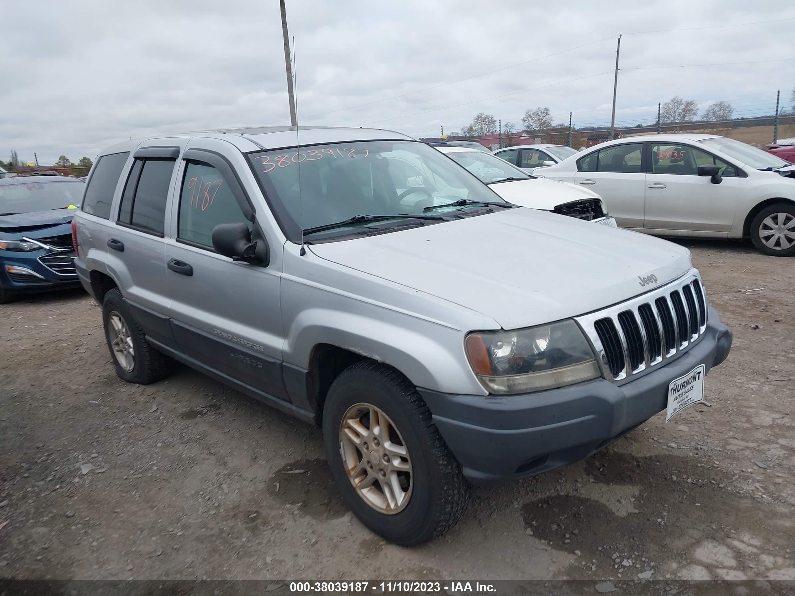 JEEP GRAND CHEROKEE 2003 1j4gw48s93c611216