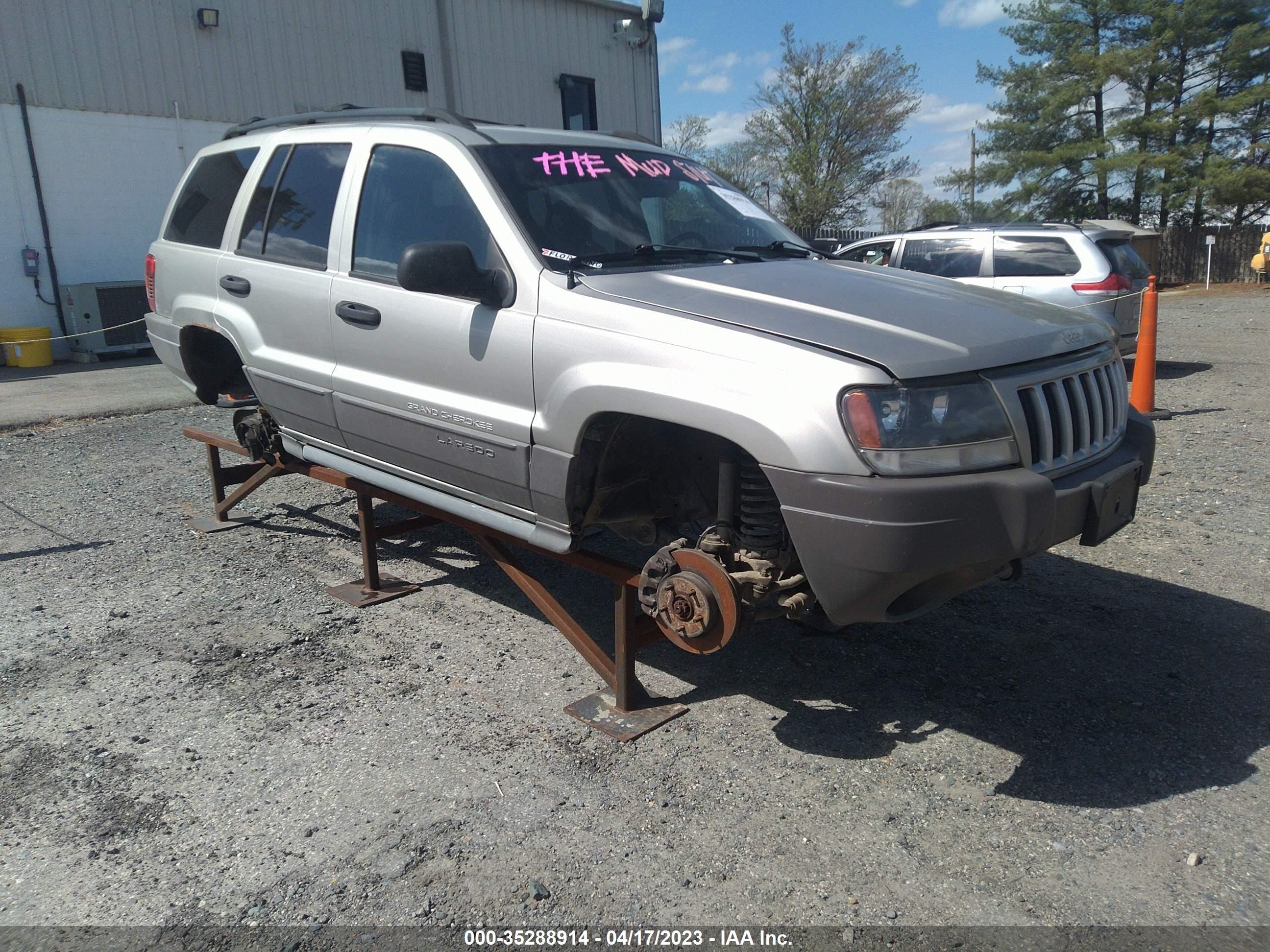 JEEP GRAND CHEROKEE 2004 1j4gw58n64c118059