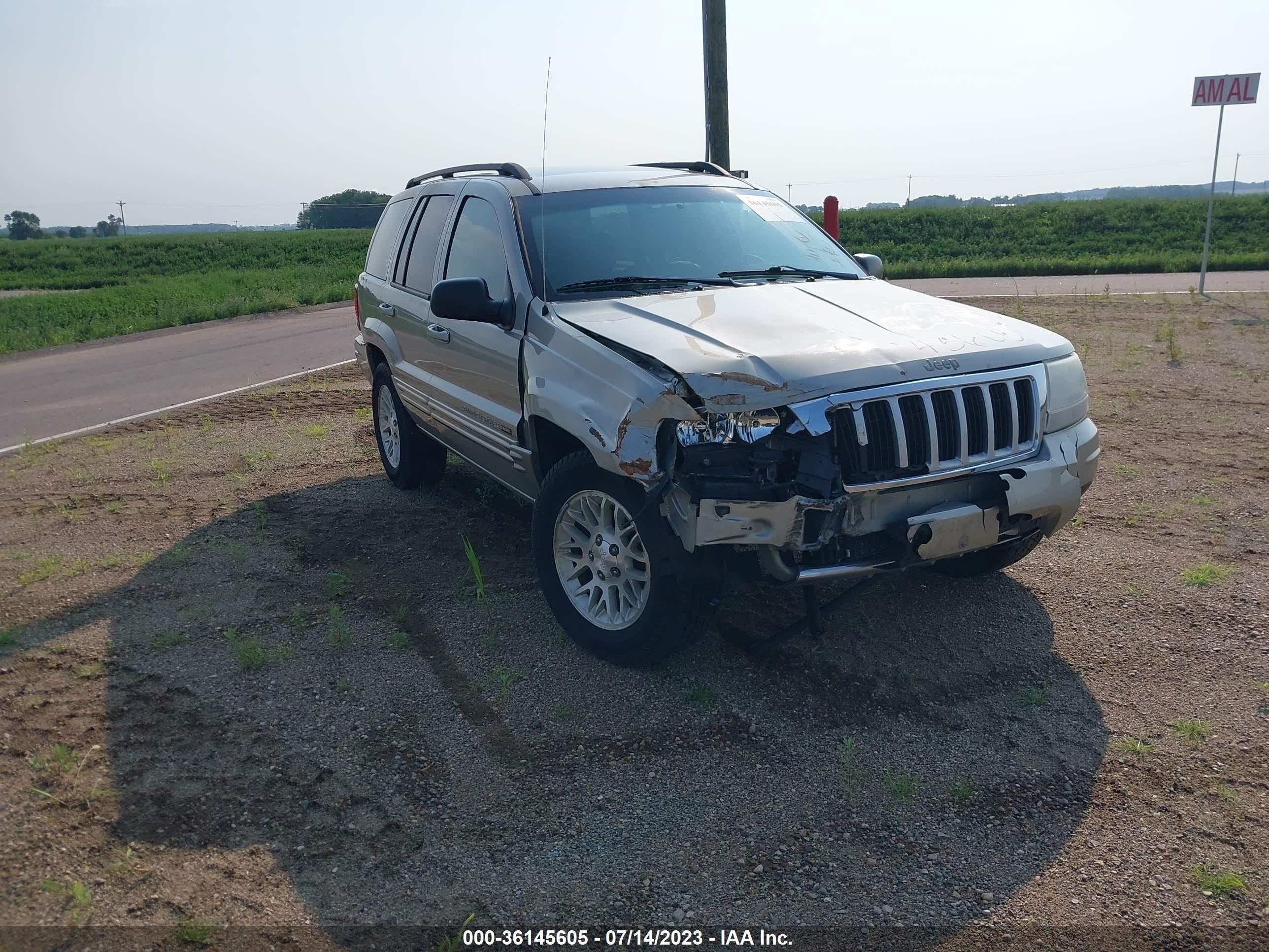 JEEP GRAND CHEROKEE 2004 1j4gw58n64c149571