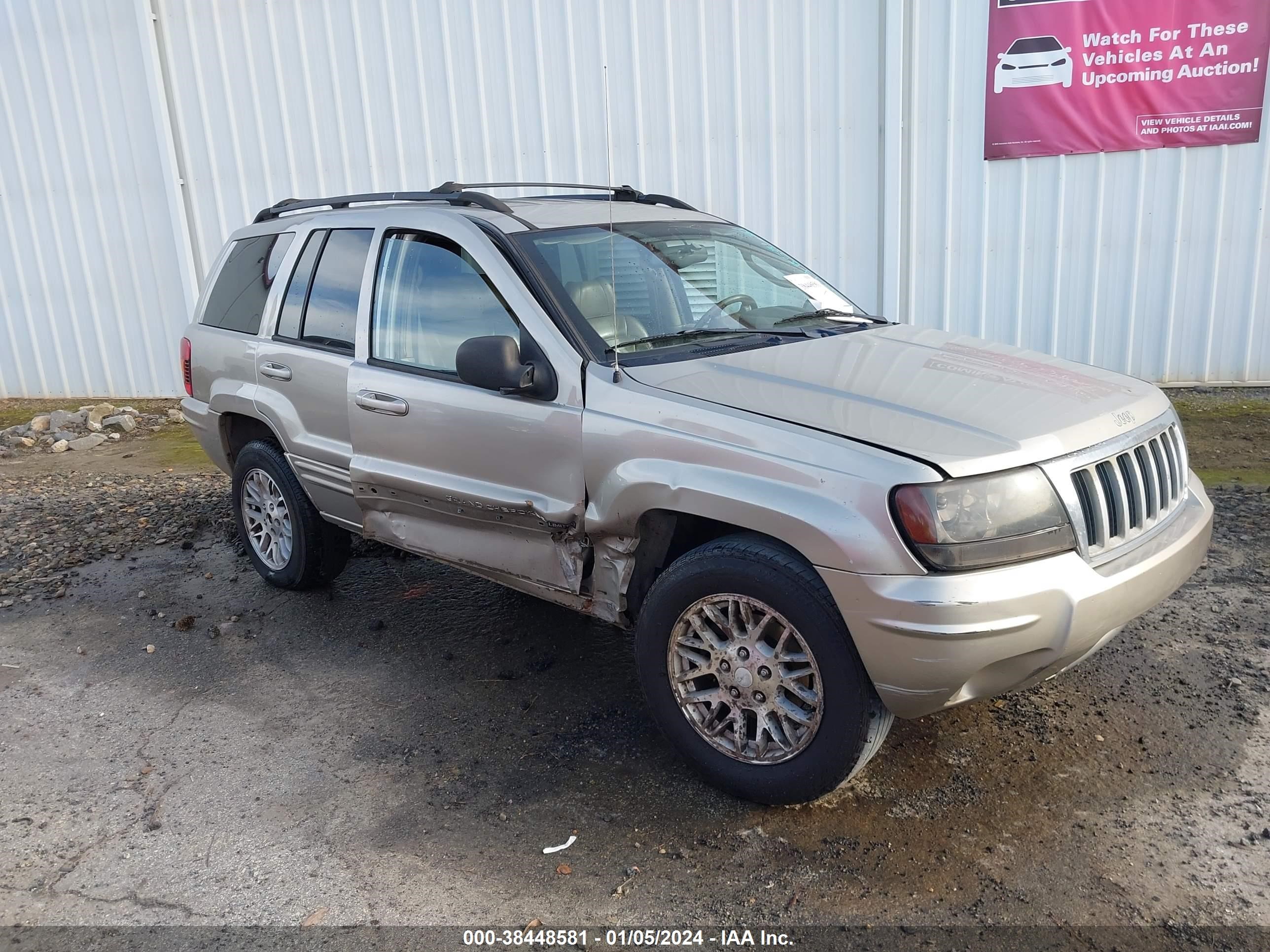 JEEP GRAND CHEROKEE 2004 1j4gw58s44c217940