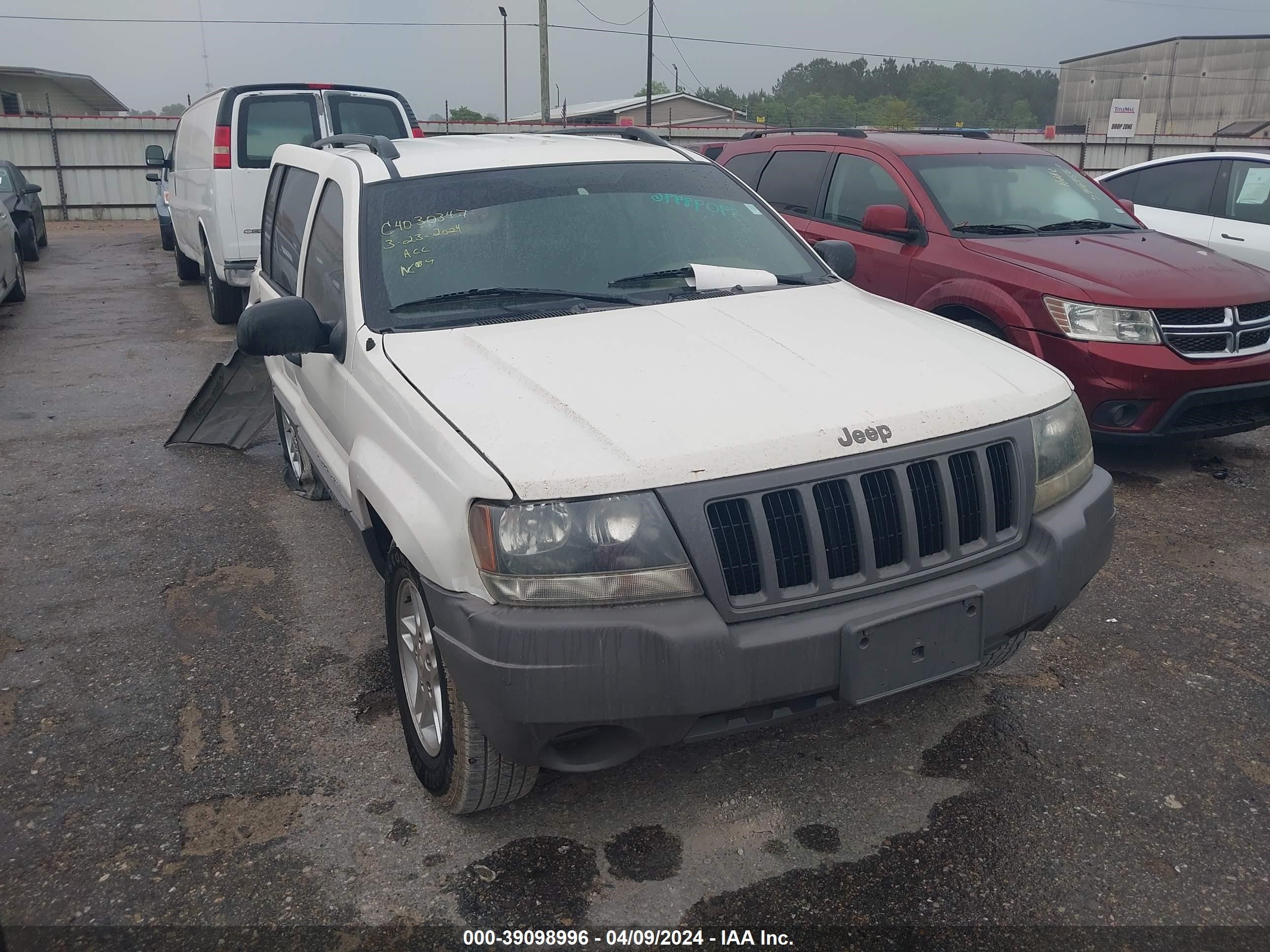 JEEP GRAND CHEROKEE 2004 1j4gx48s04c113985