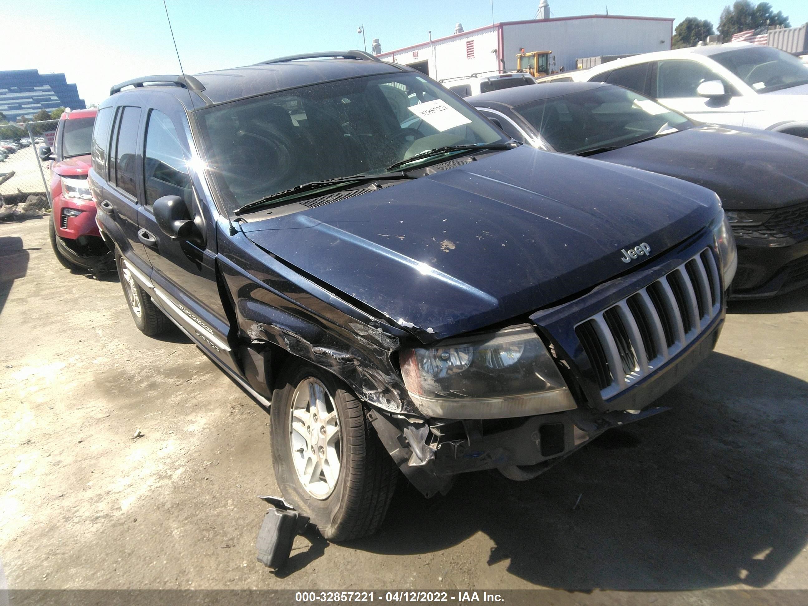 JEEP GRAND CHEROKEE 2004 1j4gx48s54c385366