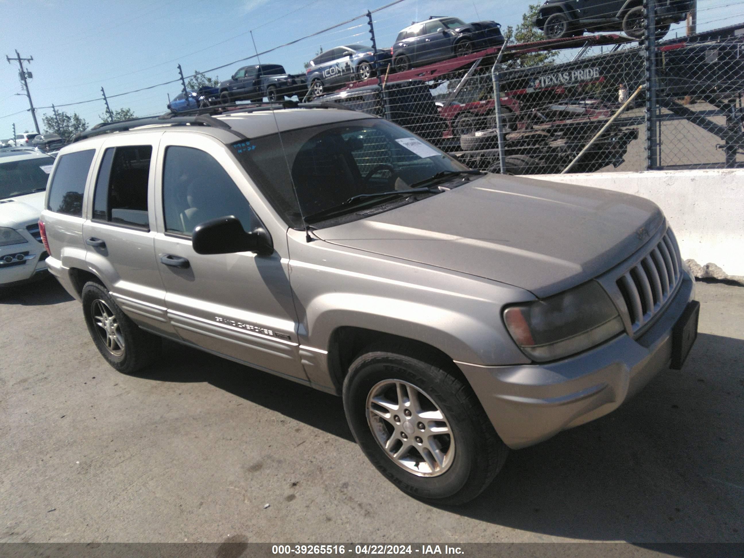 JEEP GRAND CHEROKEE 2004 1j4gx48s64c140740