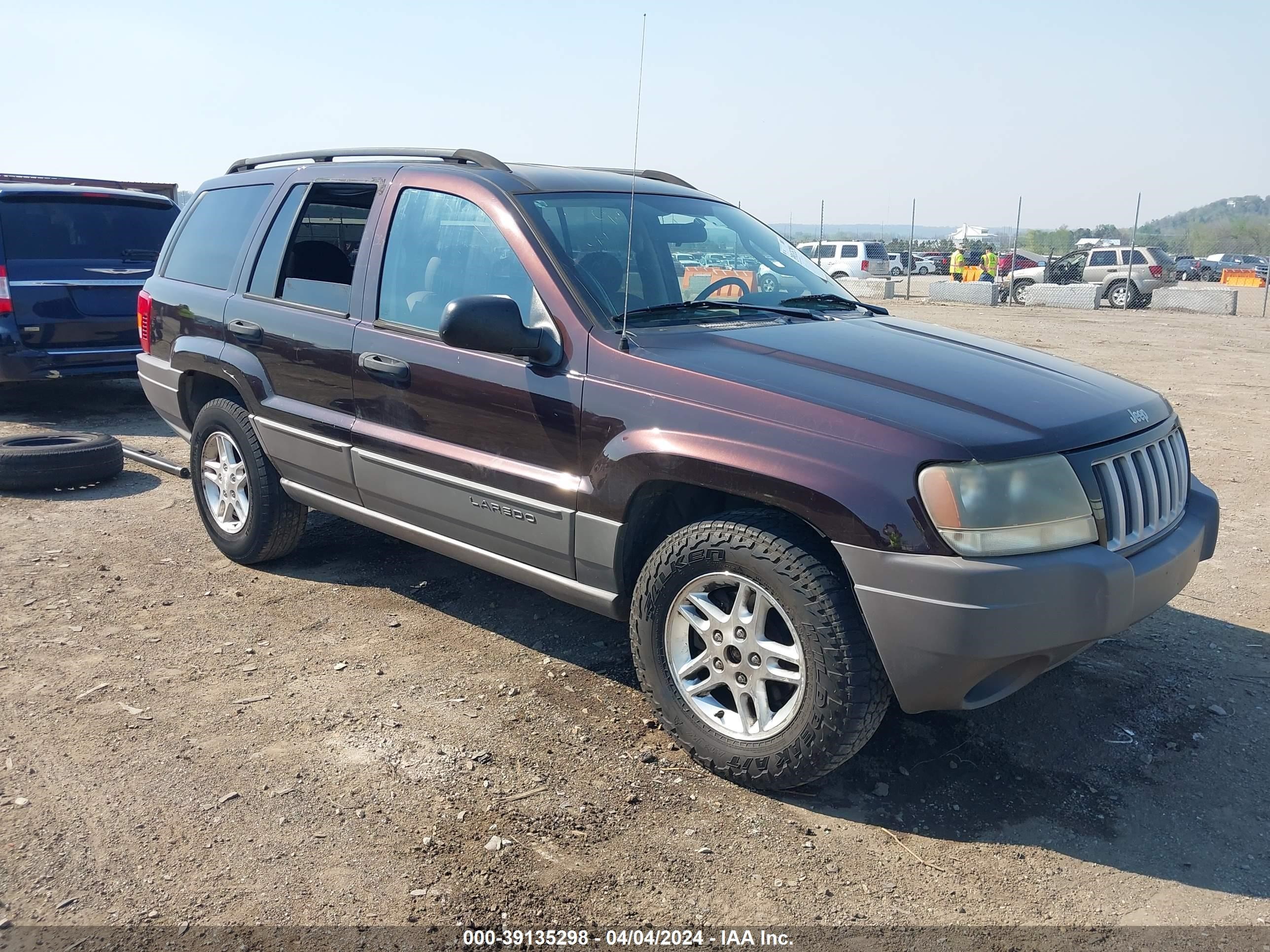 JEEP GRAND CHEROKEE 2004 1j4gx48s64c163158