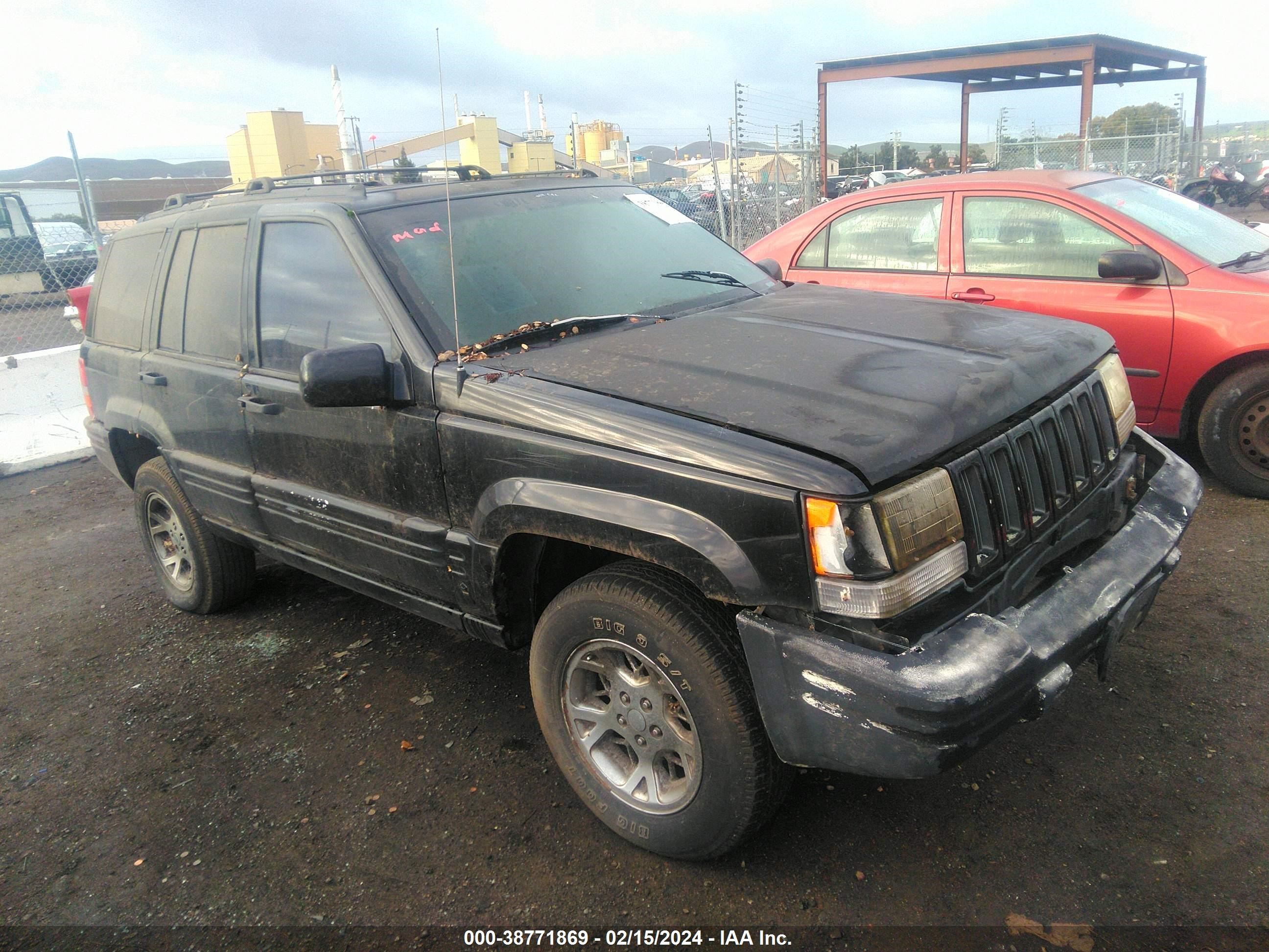 JEEP GRAND CHEROKEE 1998 1j4gz78y1wc101086