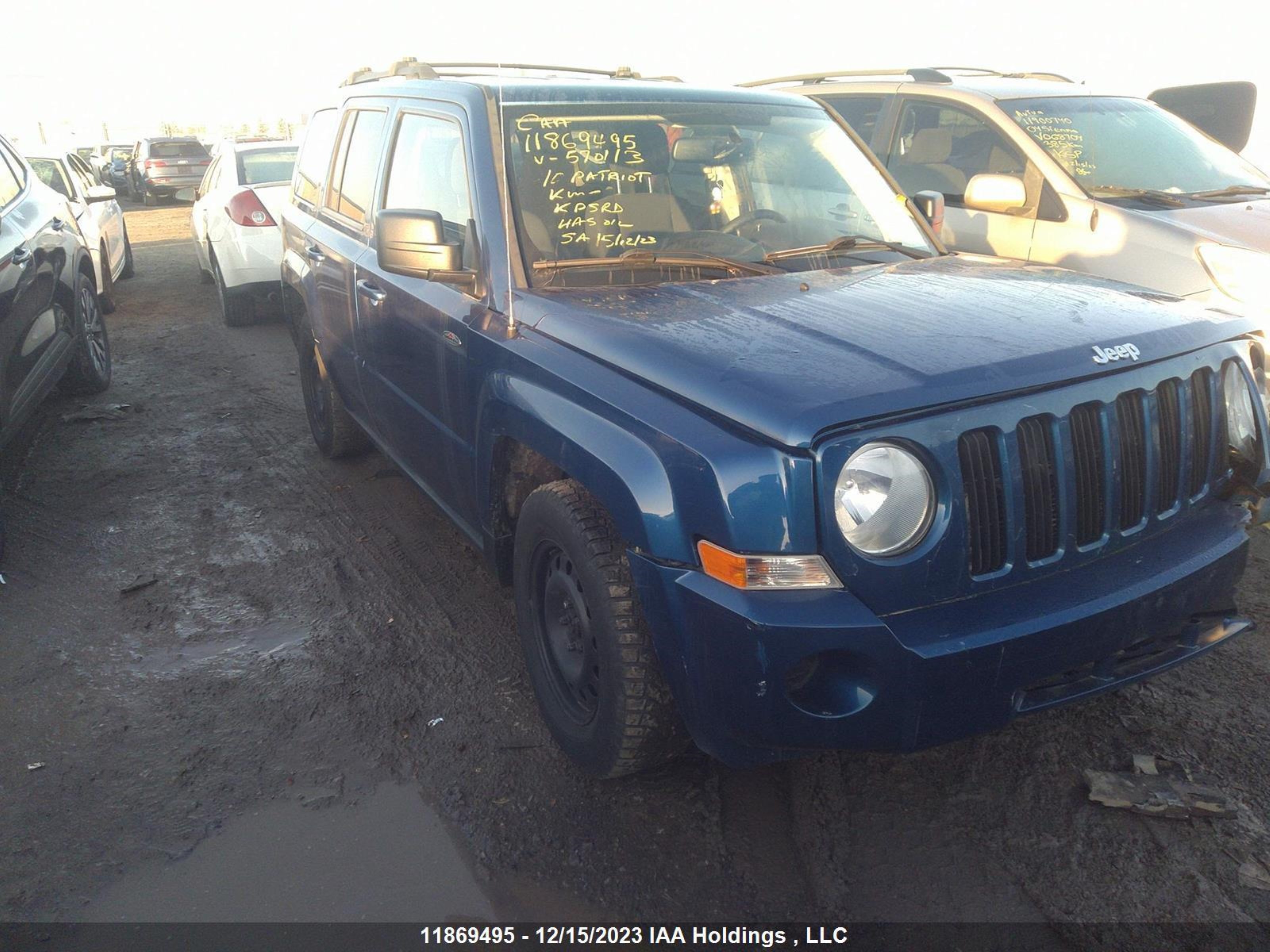 JEEP LIBERTY (PATRIOT) 2010 1j4nf2gb6ad570113