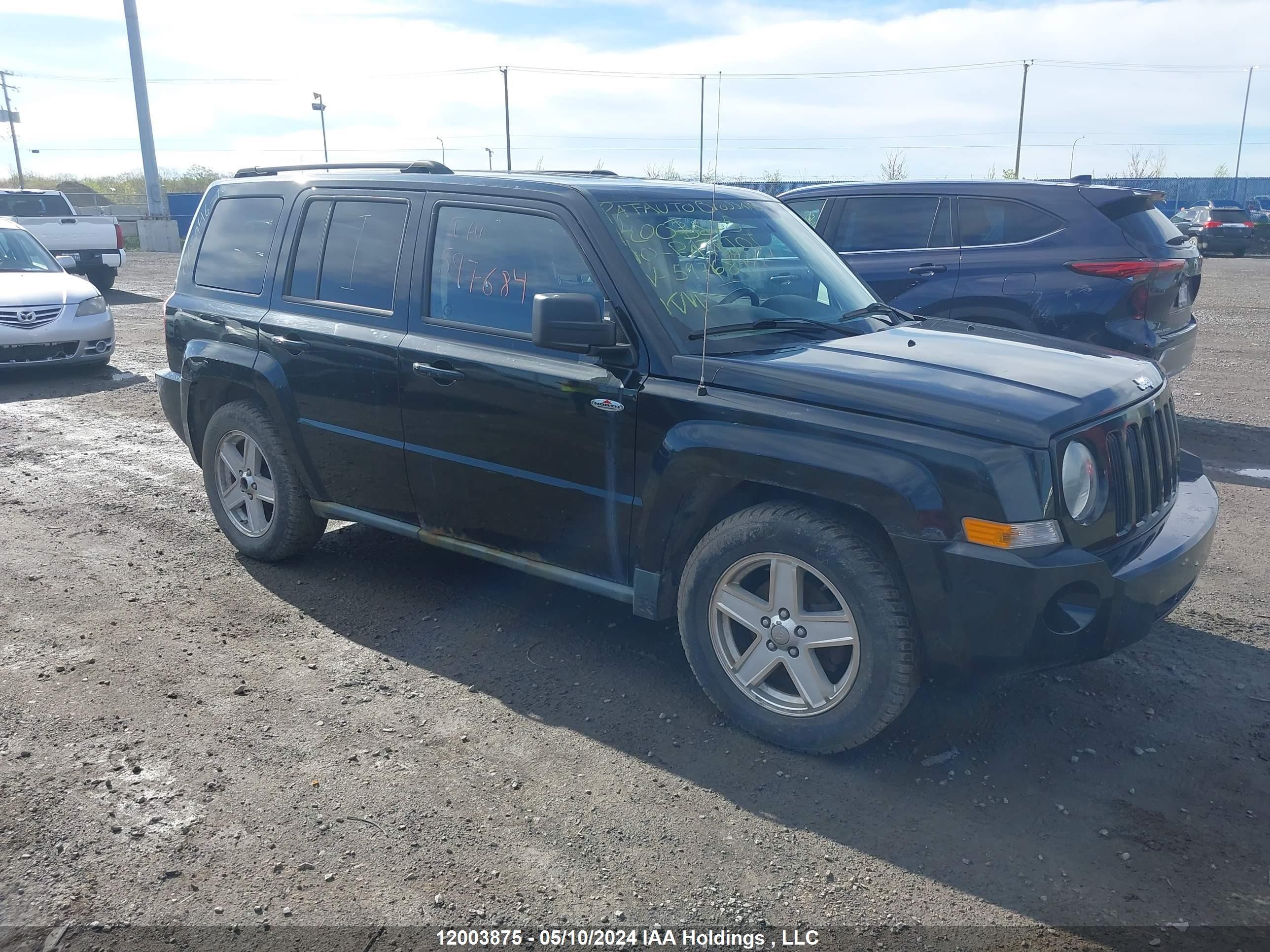 JEEP LIBERTY (PATRIOT) 2010 1j4nf2gb8ad597684