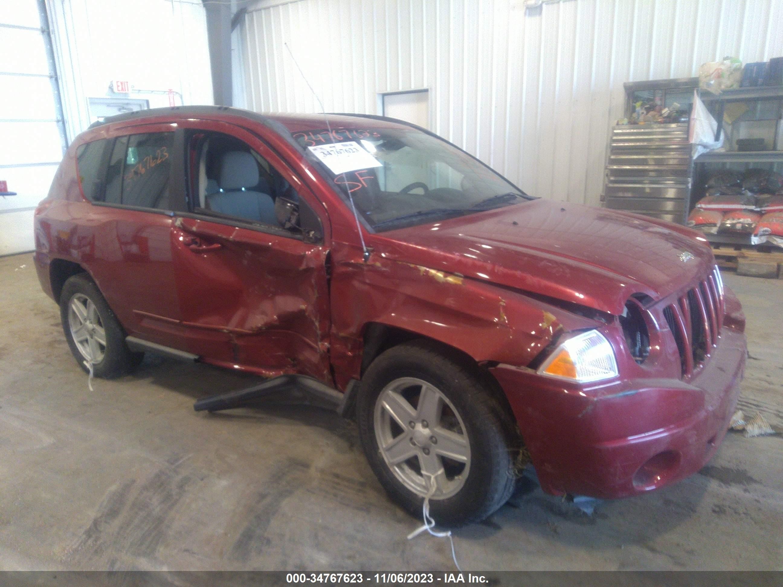 JEEP COMPASS 2010 1j4nf4fb1ad501908