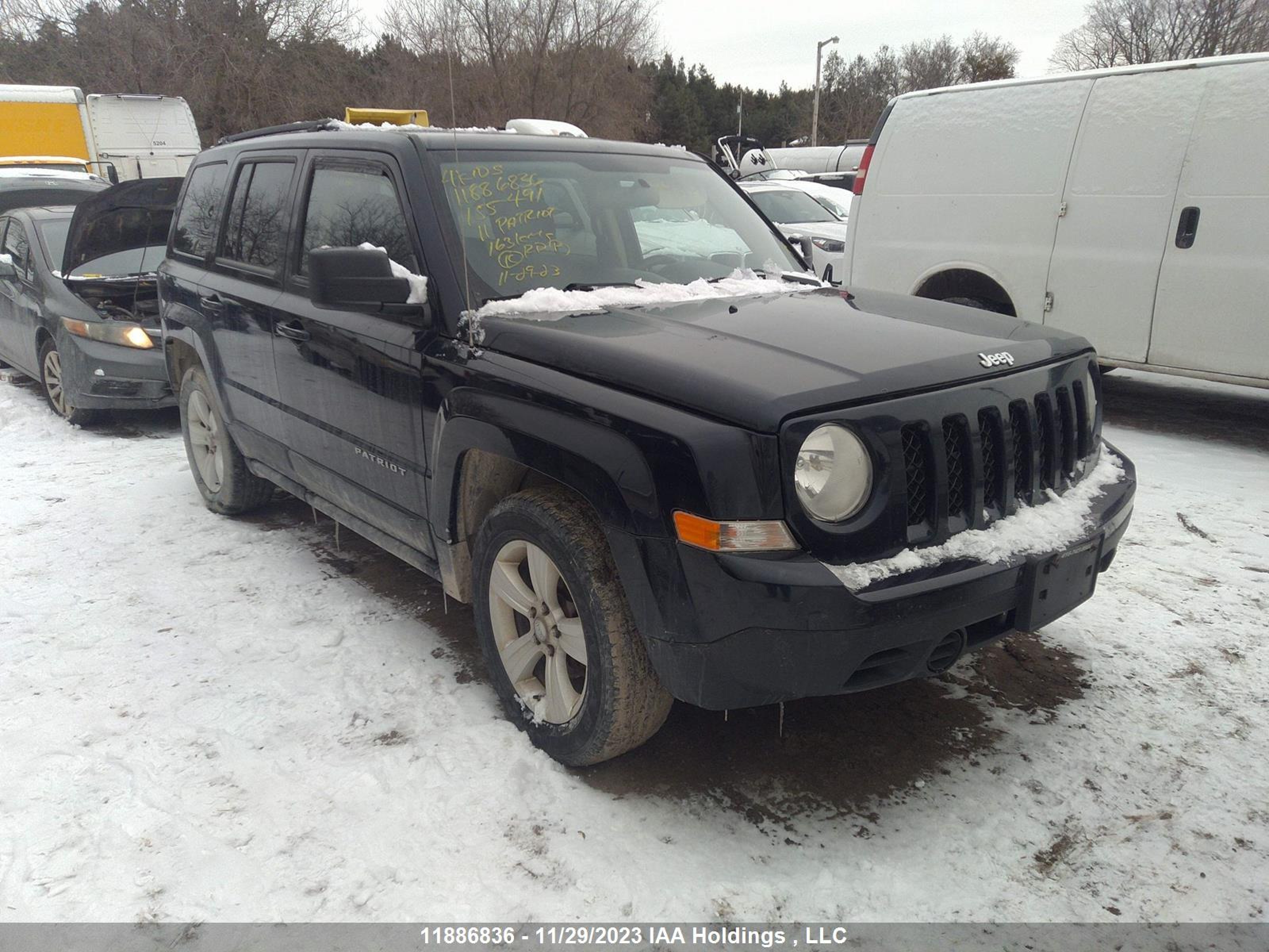 JEEP LIBERTY (PATRIOT) 2011 1j4nt2gb9bd155491