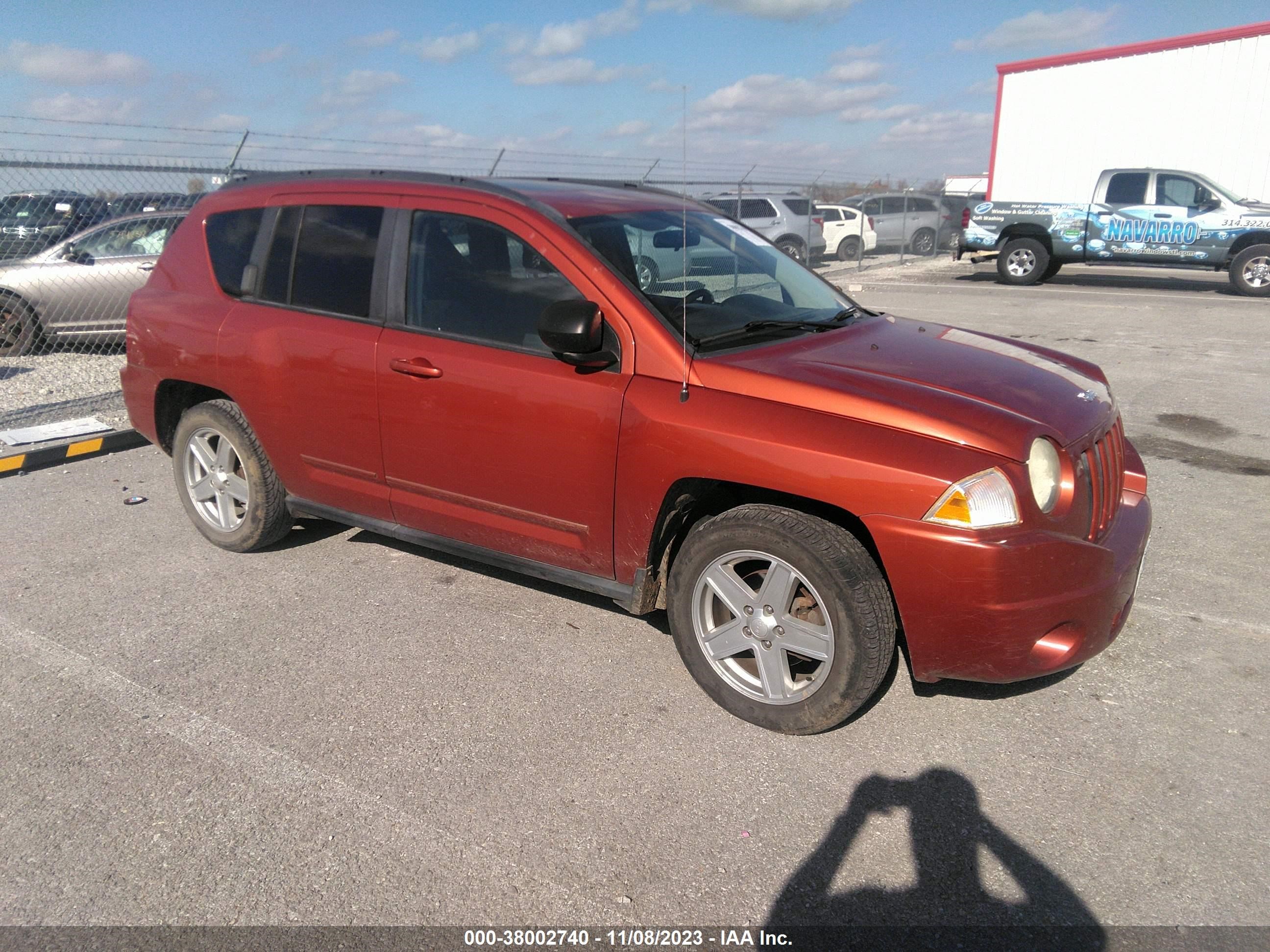 JEEP COMPASS 2010 1j4nt4fb5ad521555