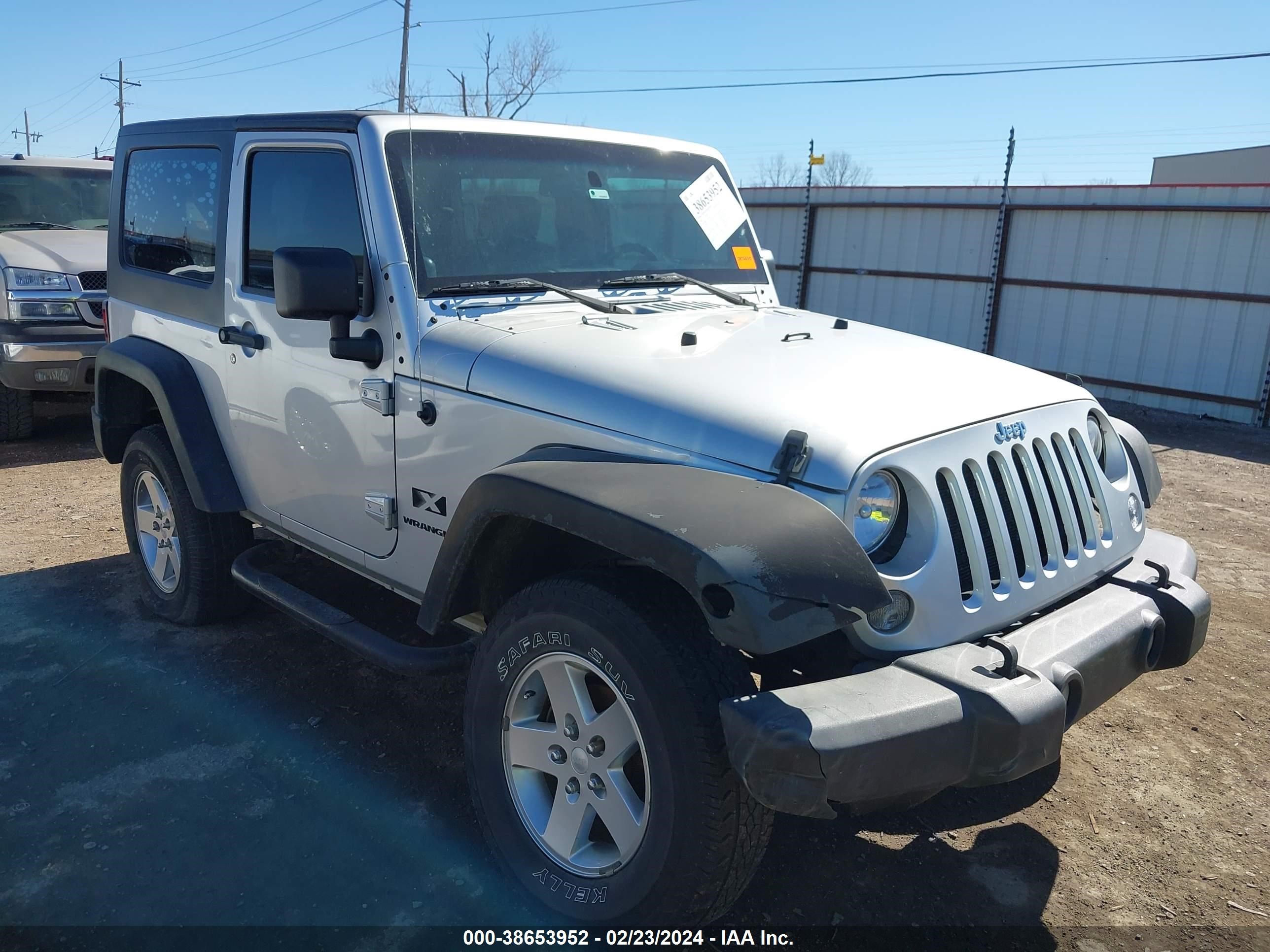 JEEP WRANGLER 2008 1j8fa241x8l562853