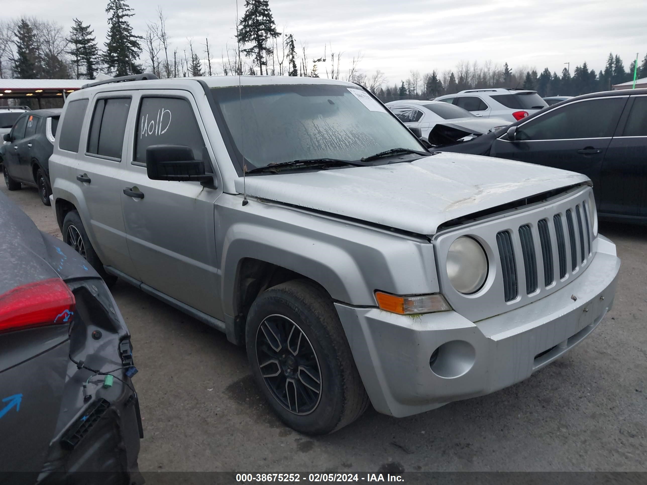 JEEP LIBERTY (PATRIOT) 2008 1j8ff28w18d796316