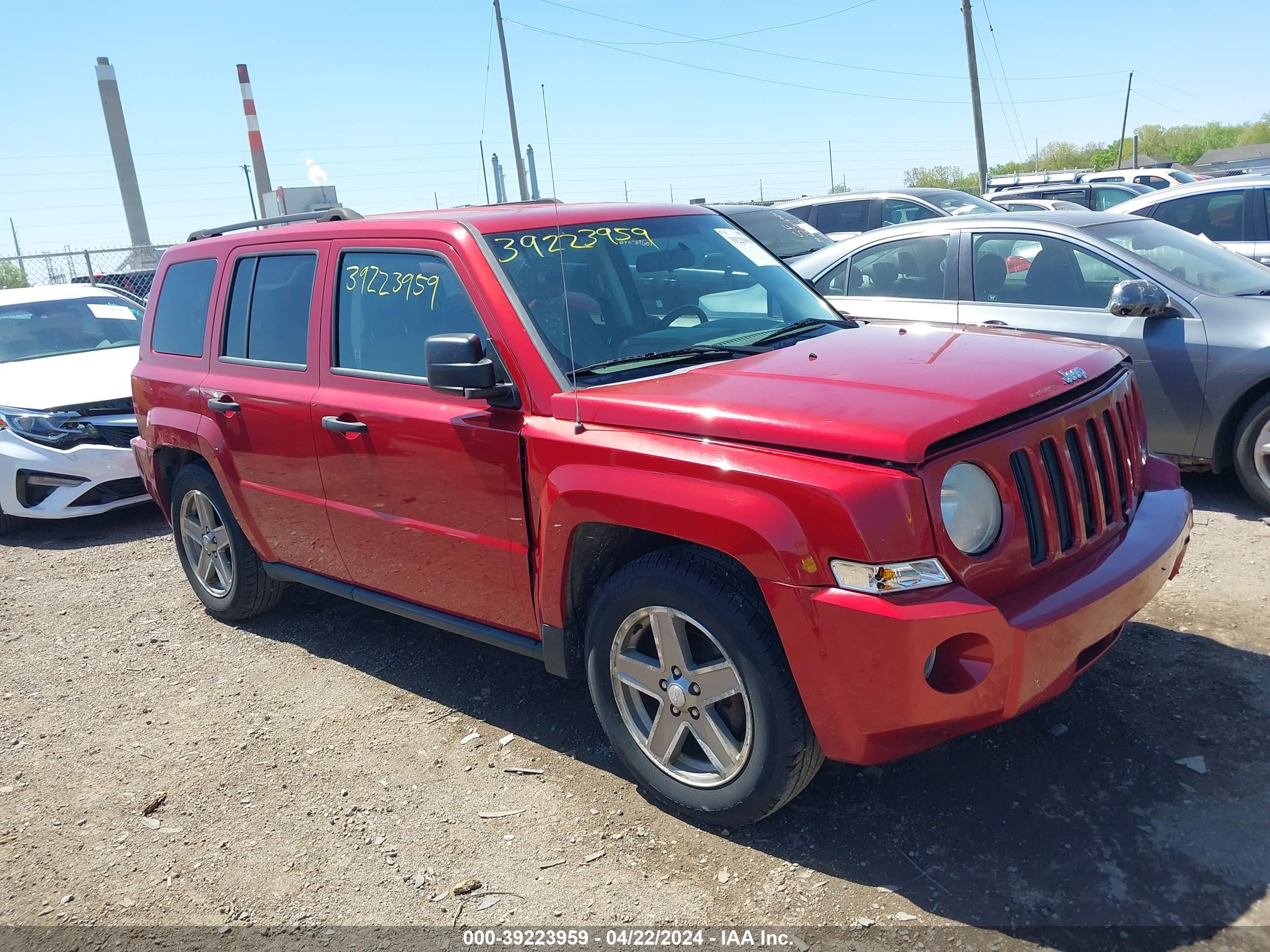 JEEP LIBERTY (PATRIOT) 2007 1j8ff28w27d353106