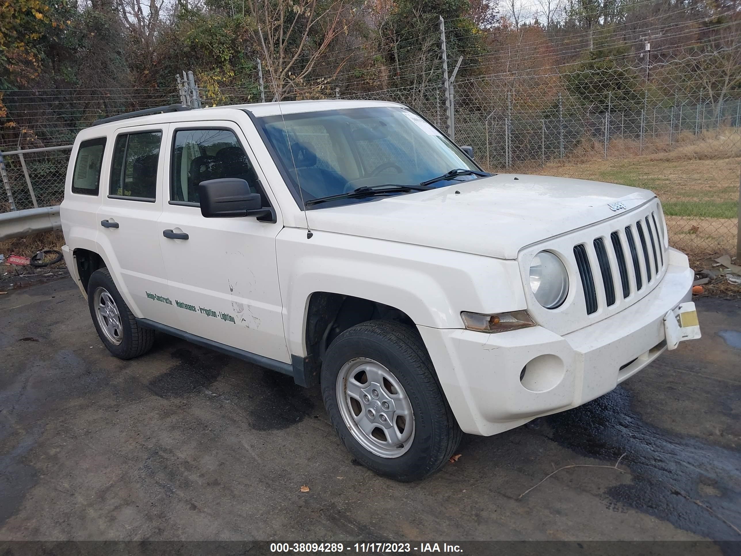 JEEP LIBERTY (PATRIOT) 2008 1j8ff28w38d588809