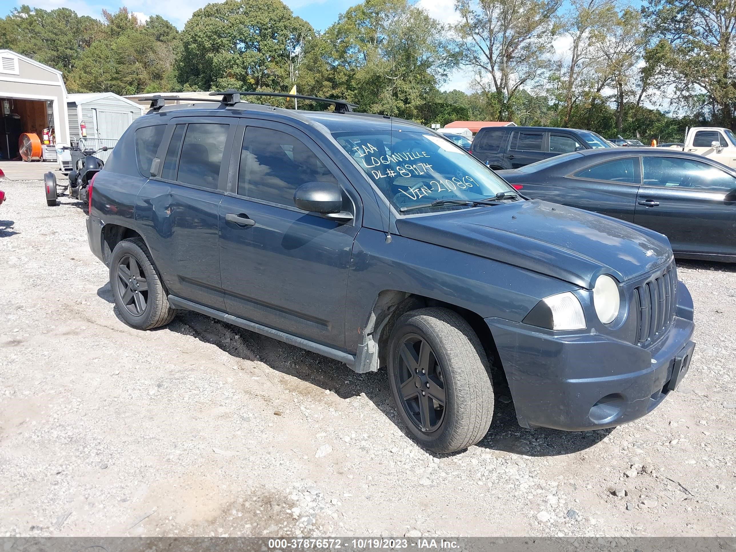 JEEP COMPASS 2007 1j8ff47w17d210869