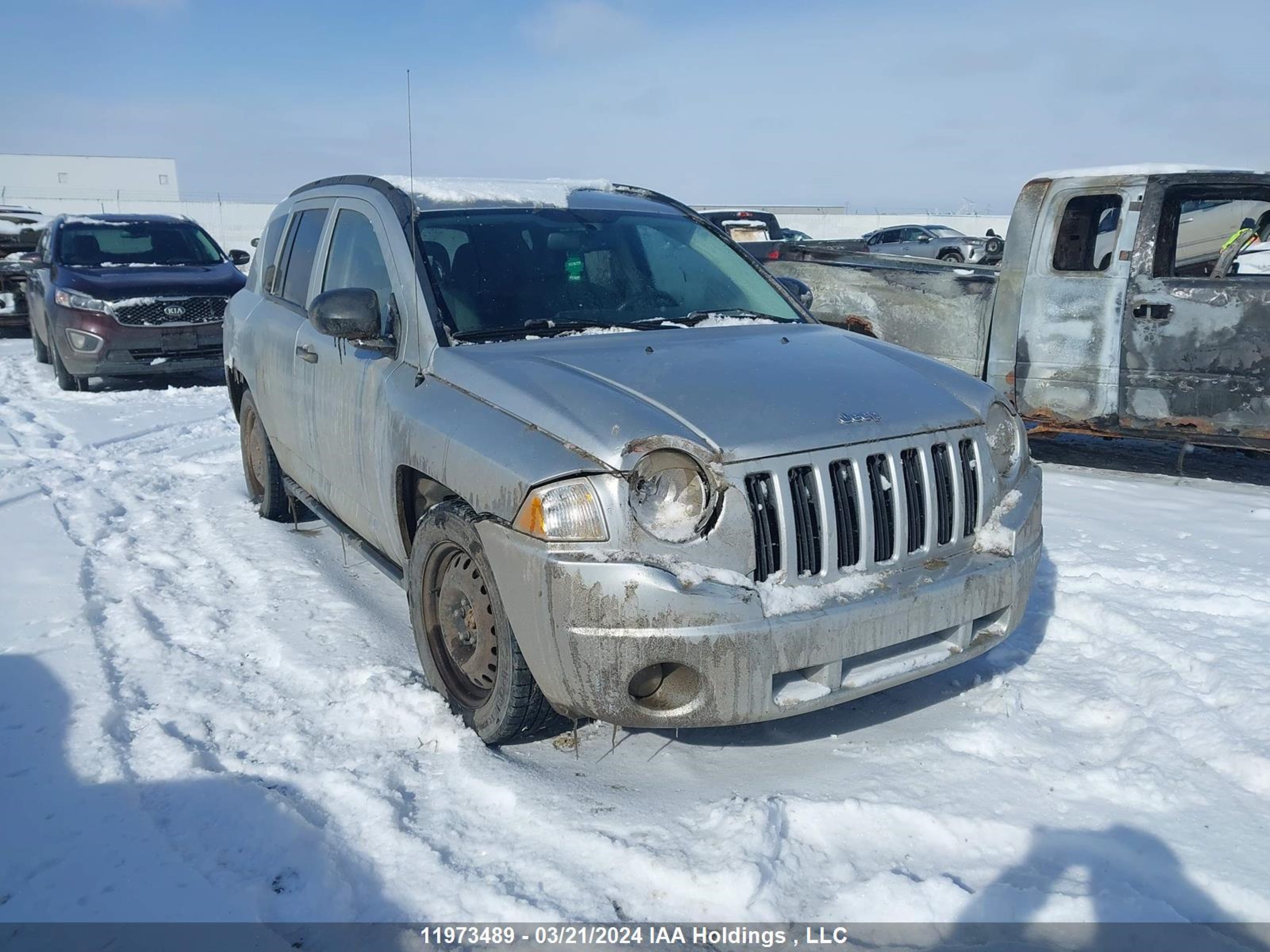 JEEP COMPASS 2007 1j8ff47w67d178534