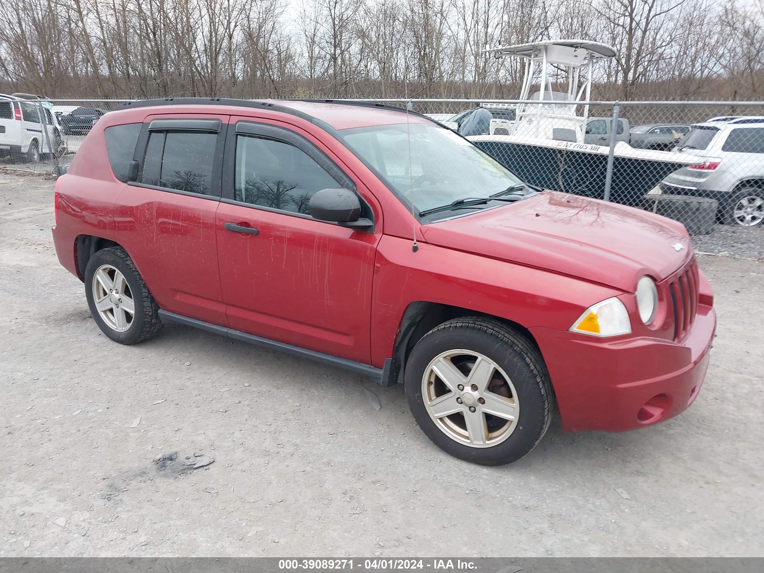 JEEP COMPASS 2007 1j8ff47w77d265035