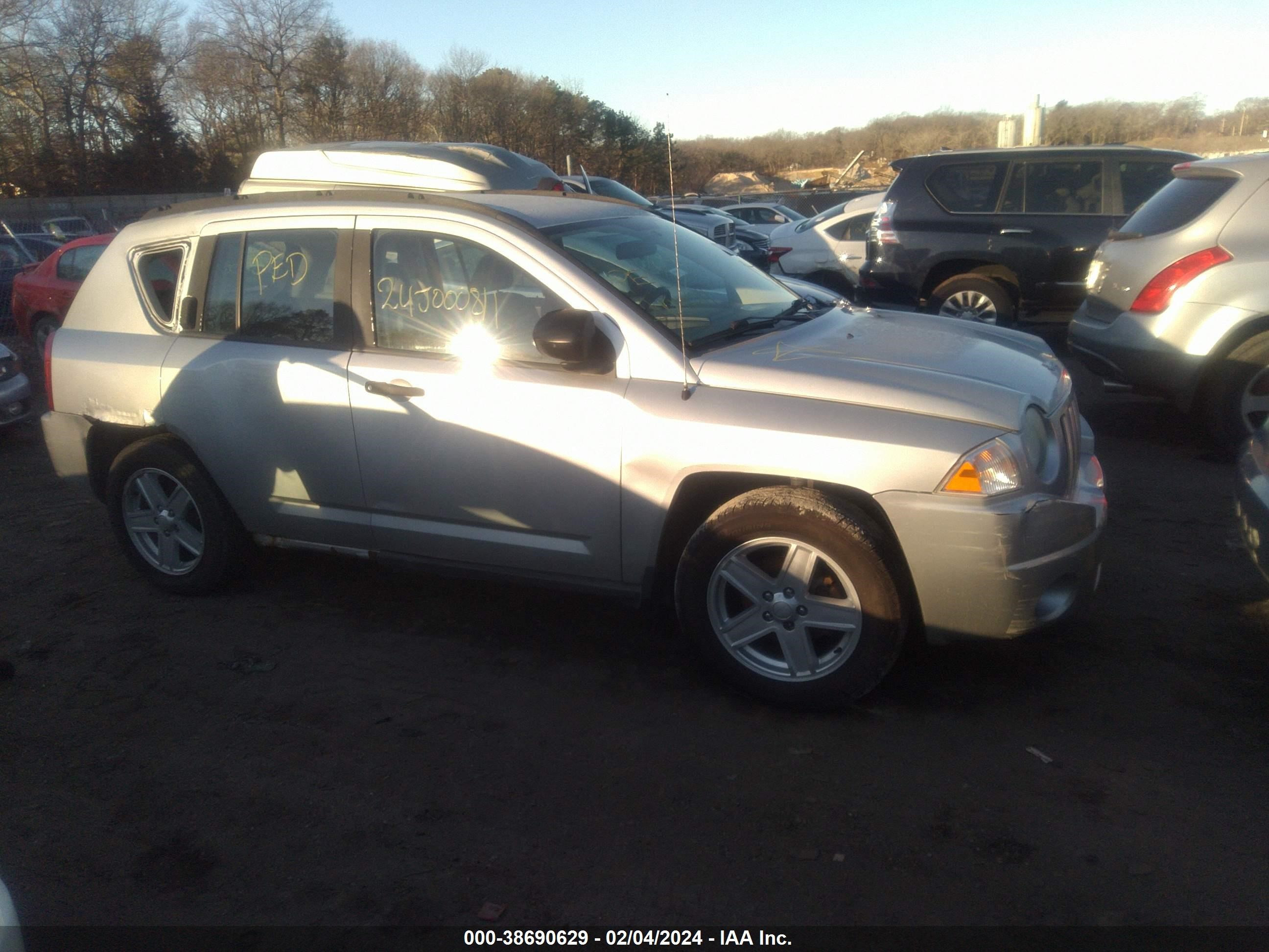 JEEP COMPASS 2007 1j8ff47wx7d429474