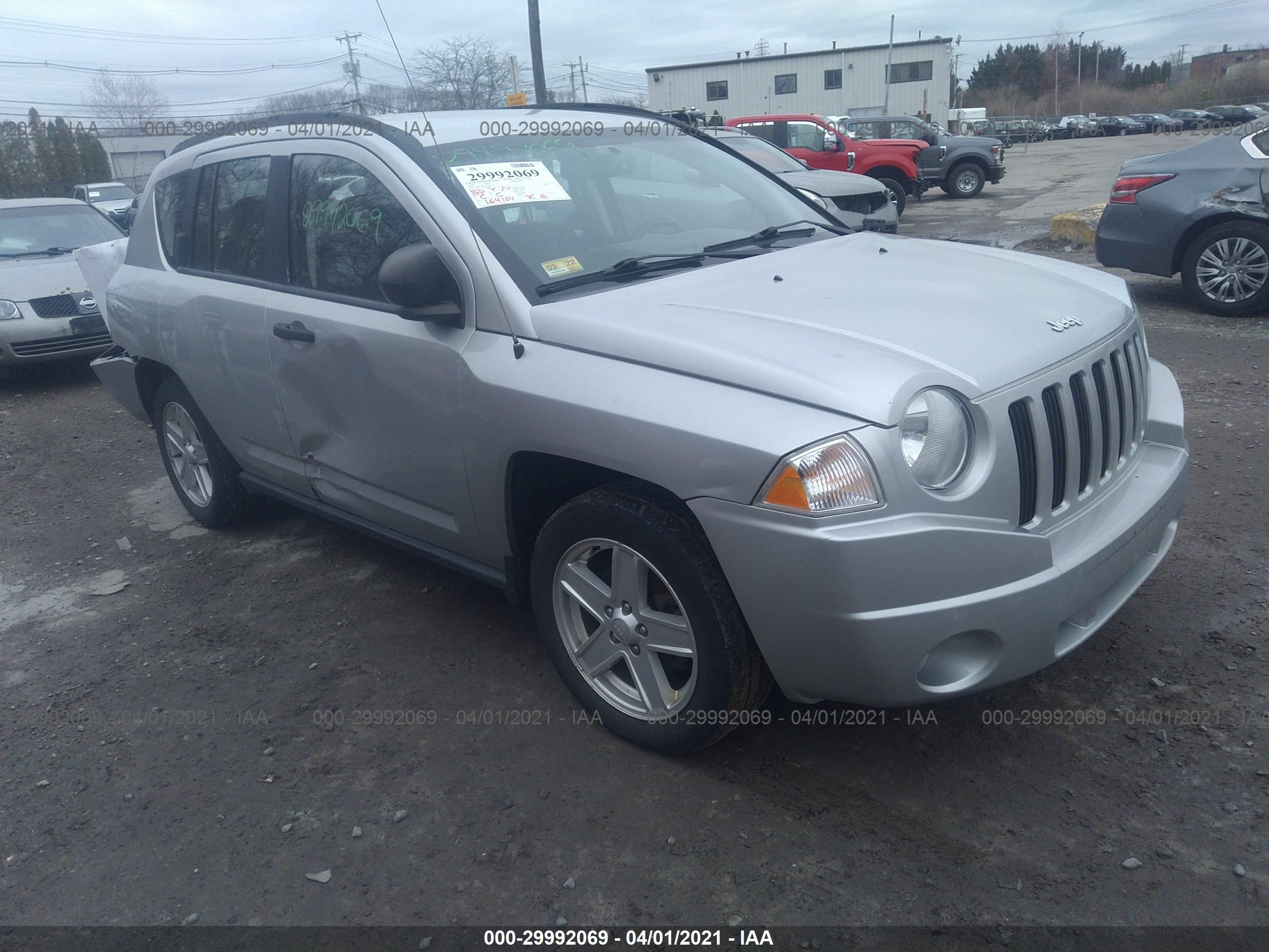 JEEP COMPASS 2007 1j8ff47wx7d596532