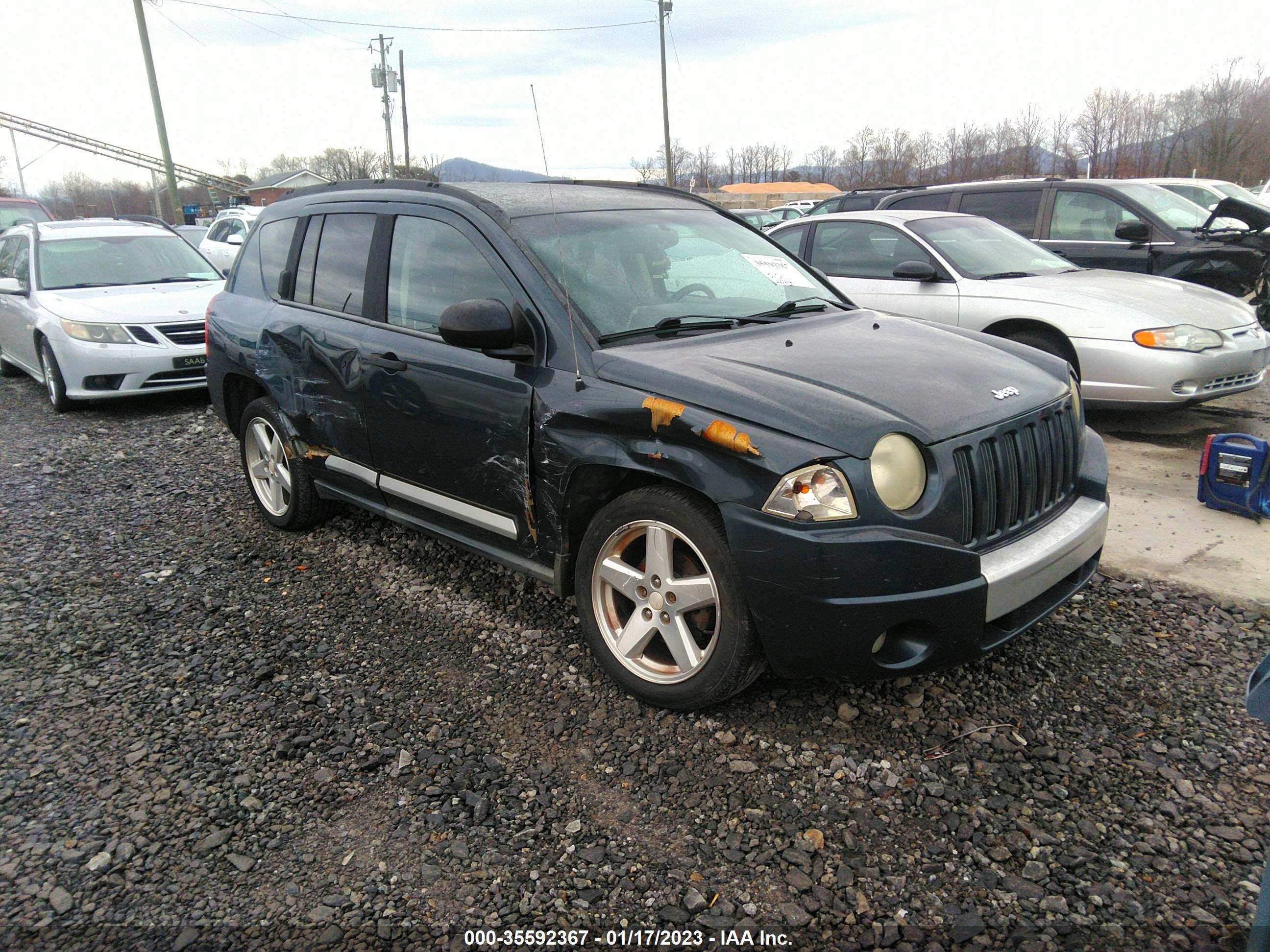 JEEP COMPASS 2008 1j8ff57w38d513210