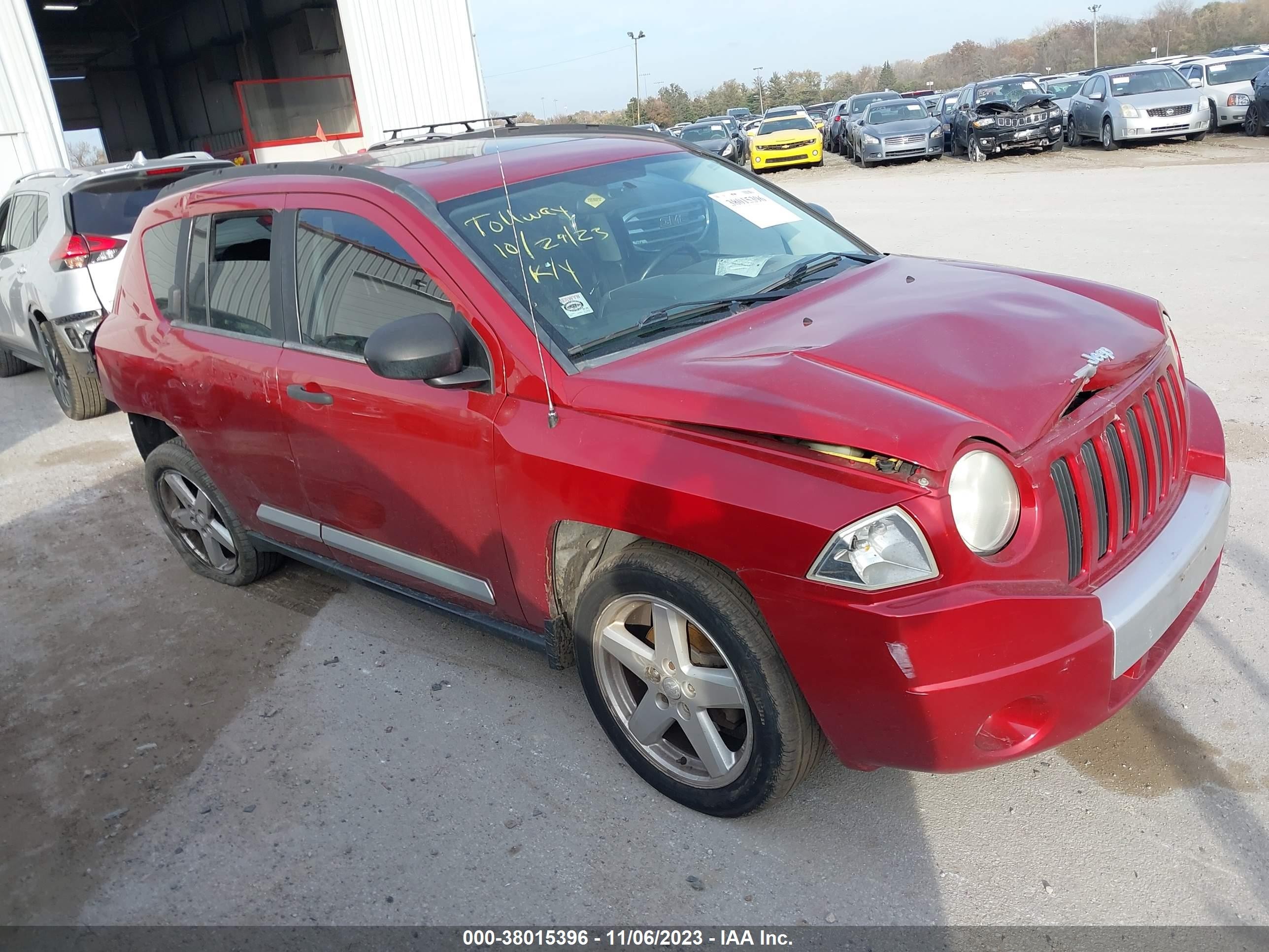 JEEP COMPASS 2007 1j8ff57w57d277514