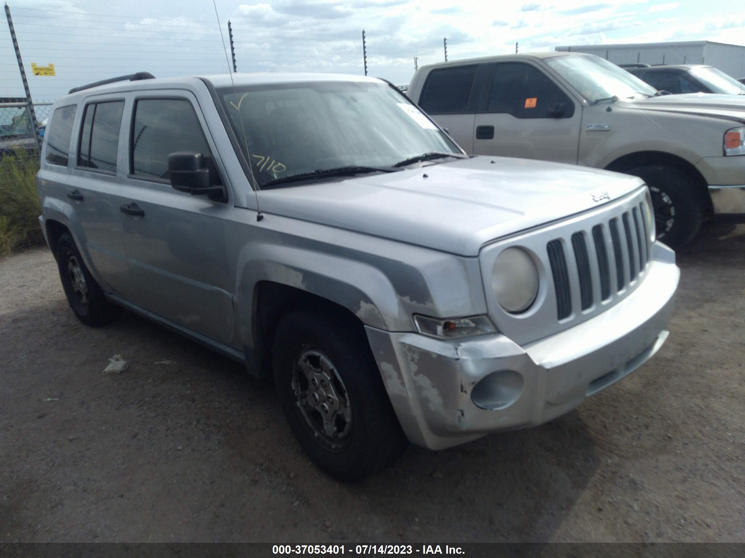 JEEP LIBERTY (PATRIOT) 2008 1j8ft28038d708659