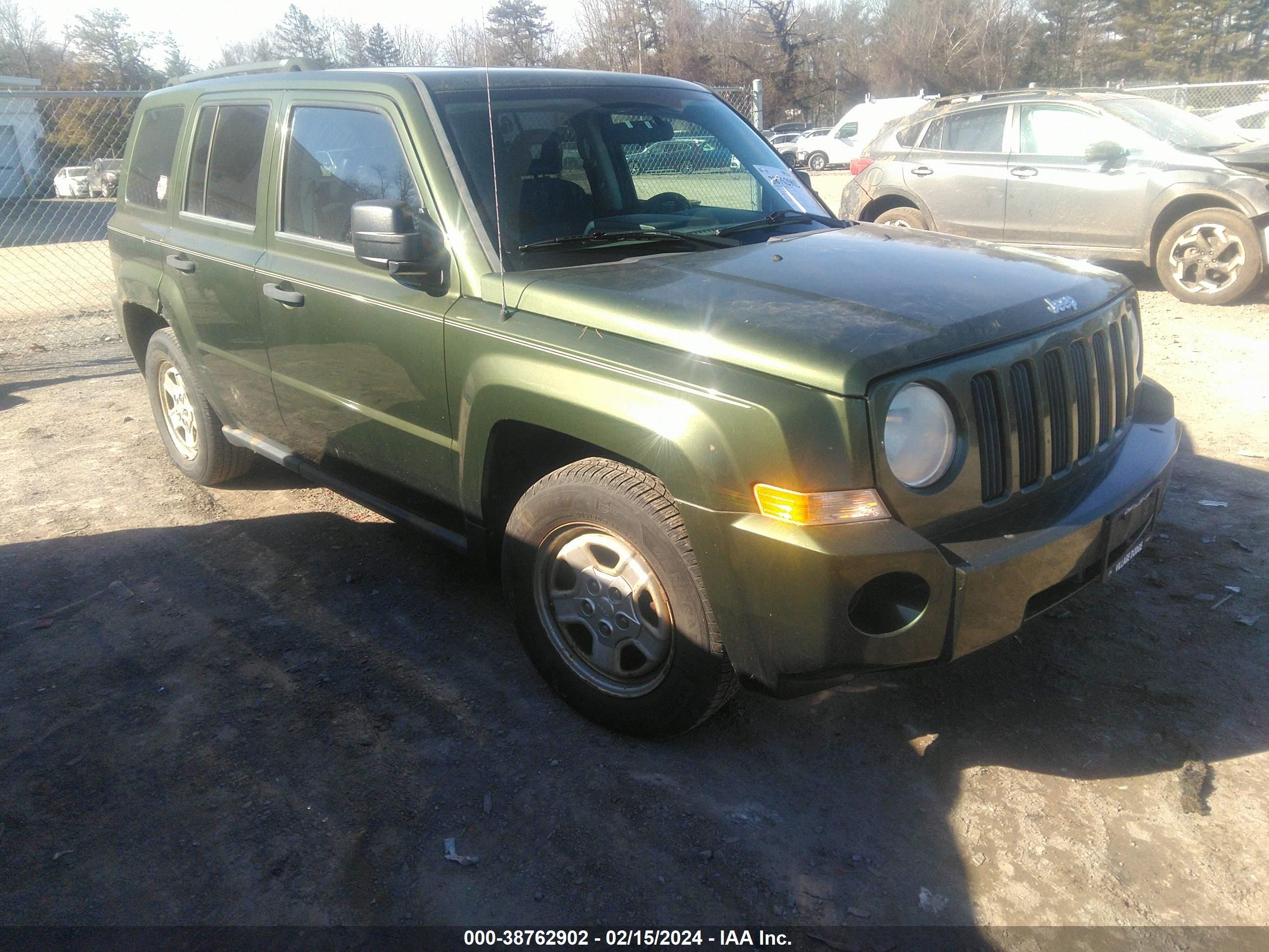 JEEP LIBERTY (PATRIOT) 2008 1j8ft28048d767428