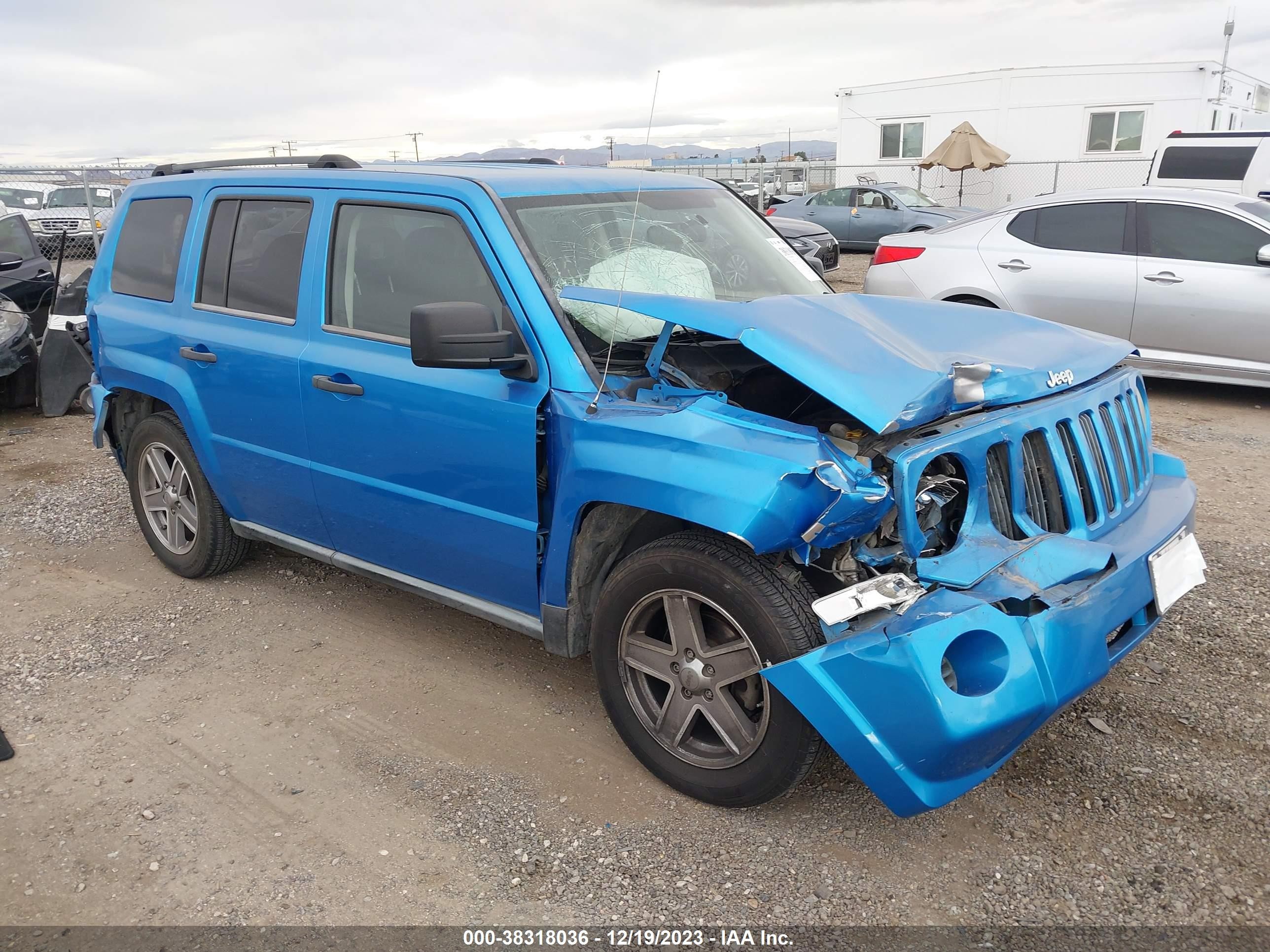 JEEP LIBERTY (PATRIOT) 2008 1j8ft28w08d547868