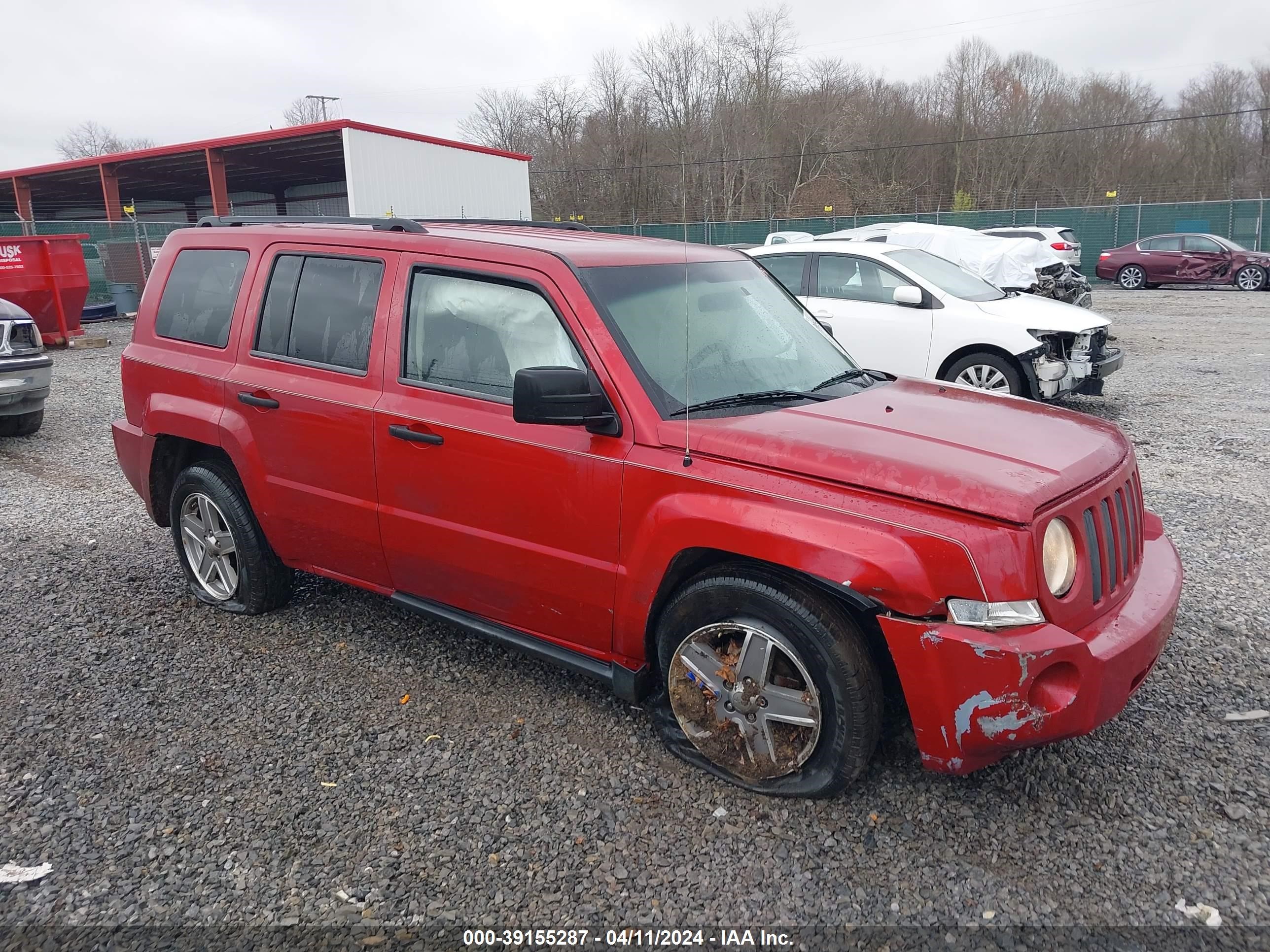 JEEP LIBERTY (PATRIOT) 2008 1j8ft28w18d632976