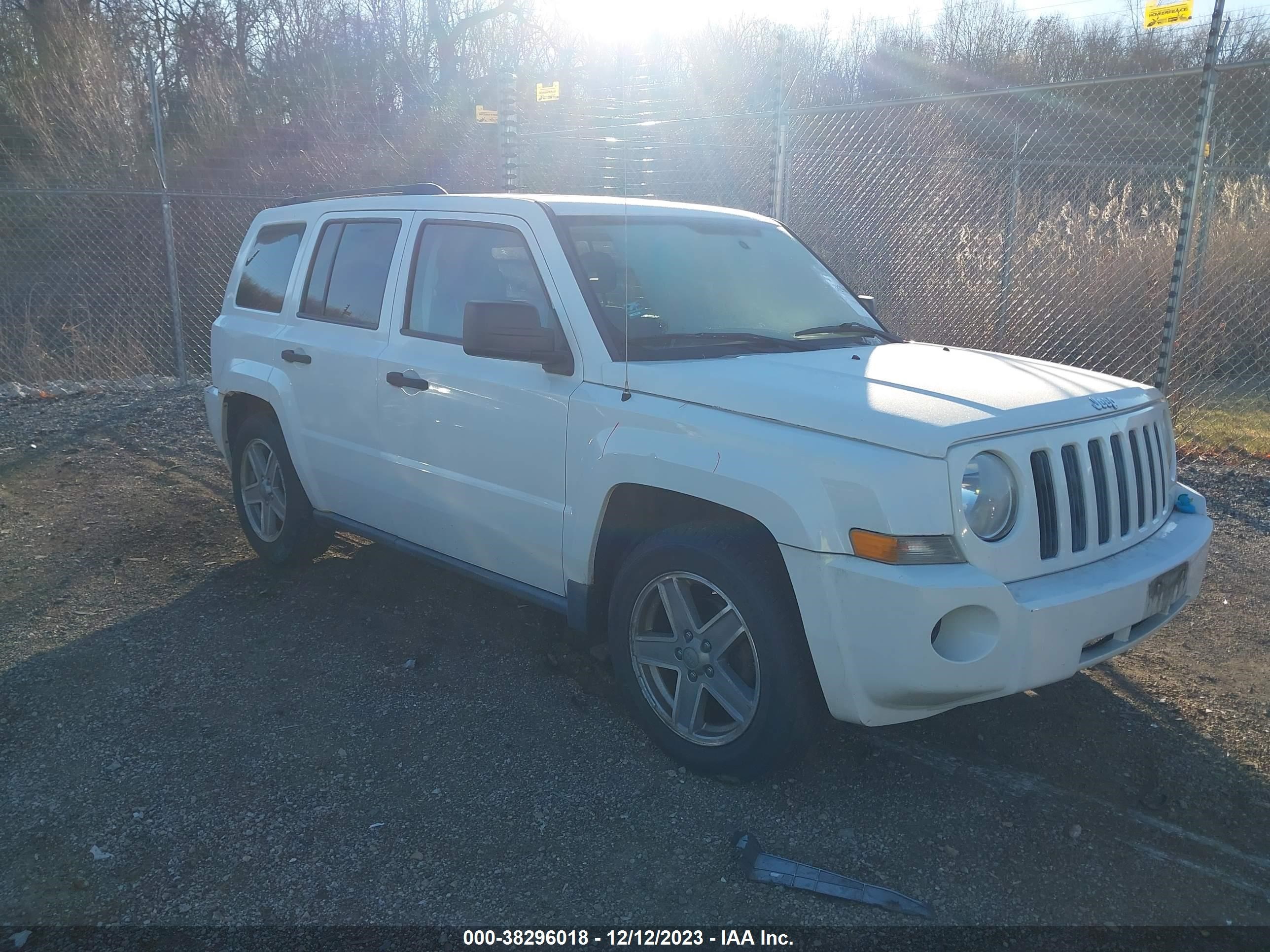 JEEP LIBERTY (PATRIOT) 2008 1j8ft28w38d626838