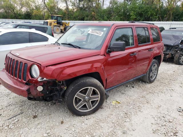 JEEP PATRIOT SP 2008 1j8ft28w48d744557