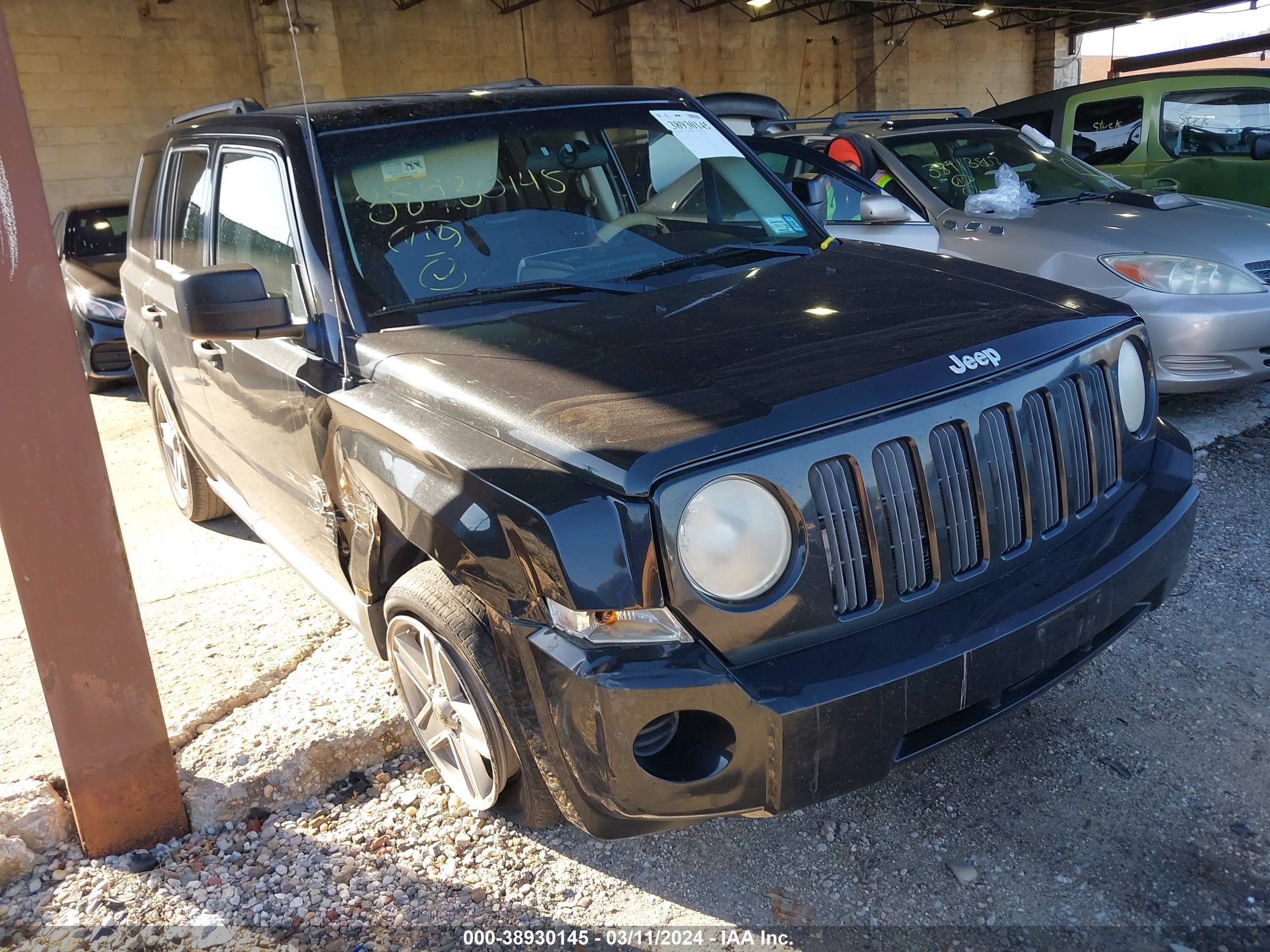 JEEP LIBERTY (PATRIOT) 2008 1j8ft28w58d707727