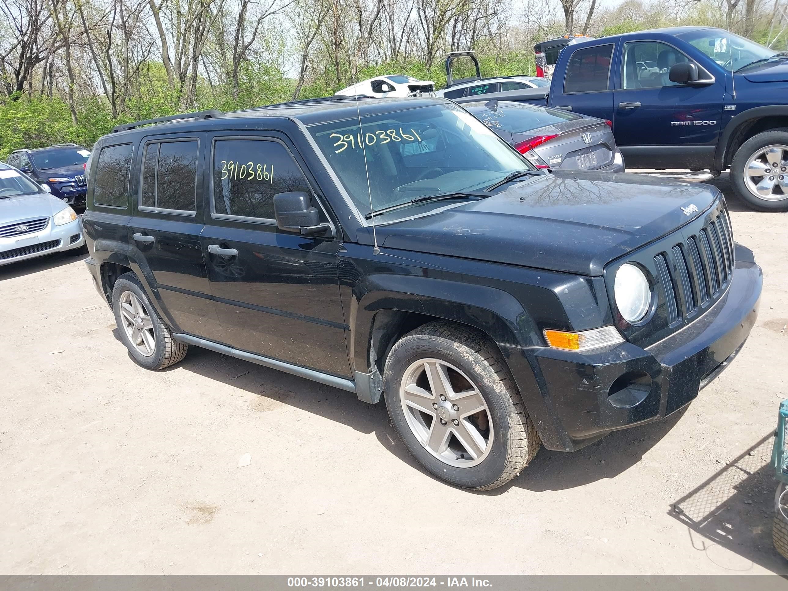 JEEP LIBERTY (PATRIOT) 2007 1j8ft28w67d397439