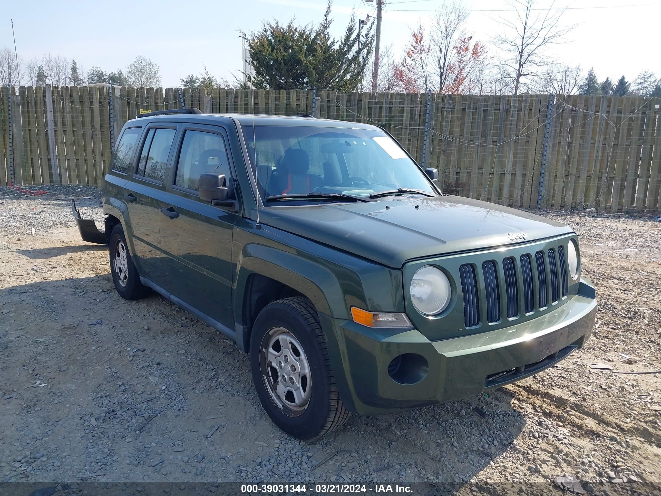 JEEP LIBERTY (PATRIOT) 2008 1j8ft28wx8d731490