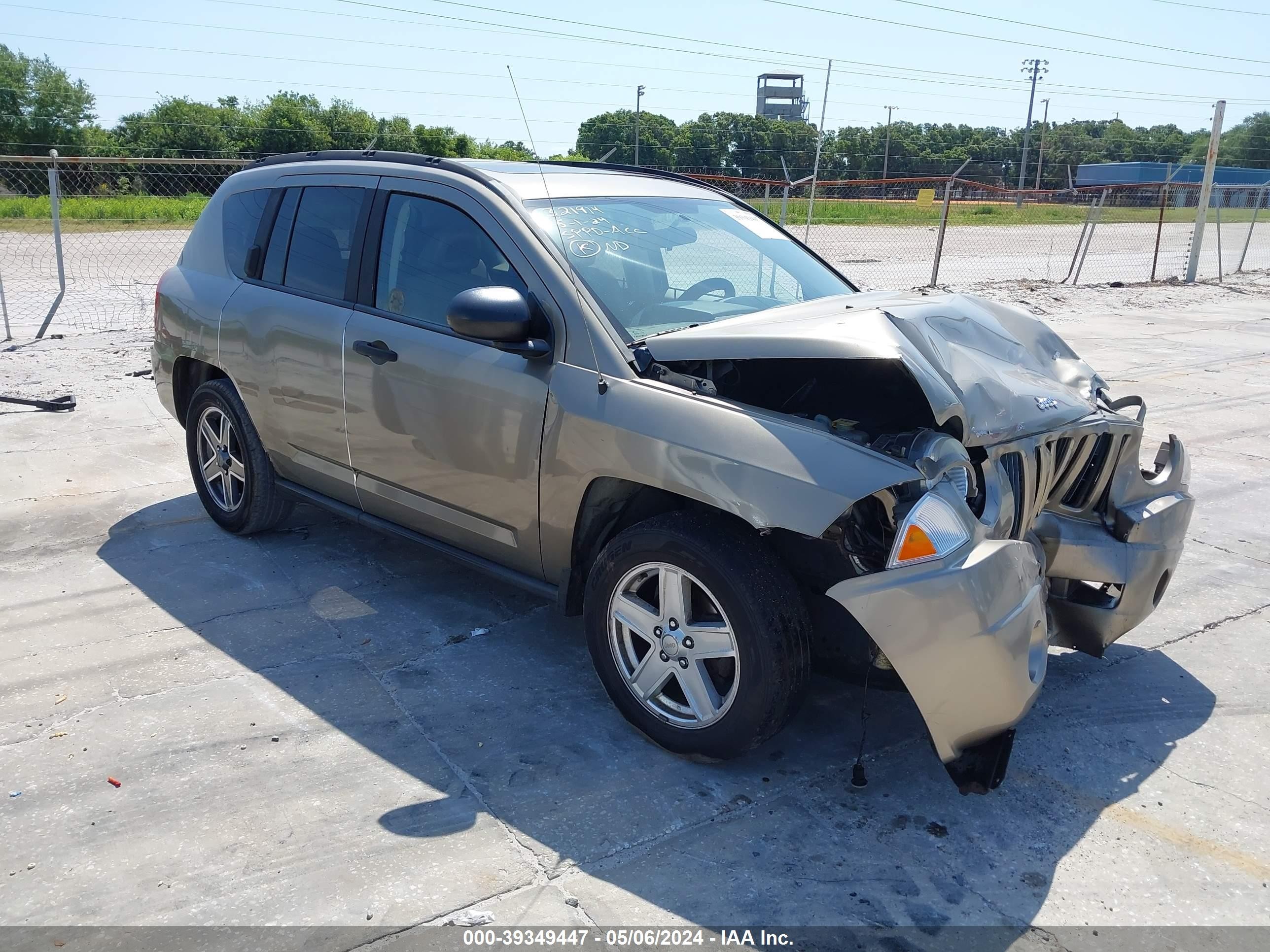 JEEP COMPASS 2007 1j8ft47w17d153887