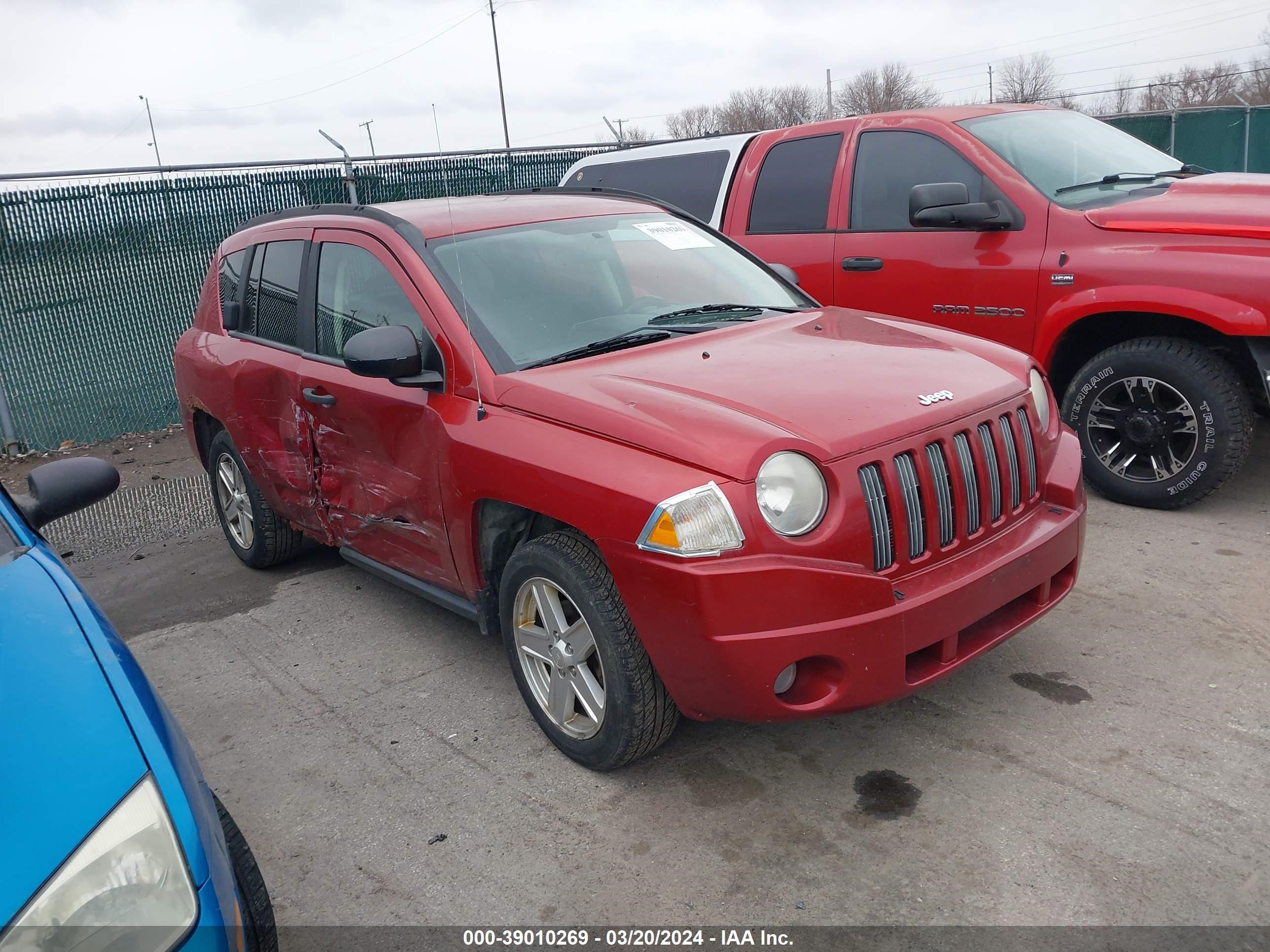 JEEP COMPASS 2007 1j8ft47w17d357881