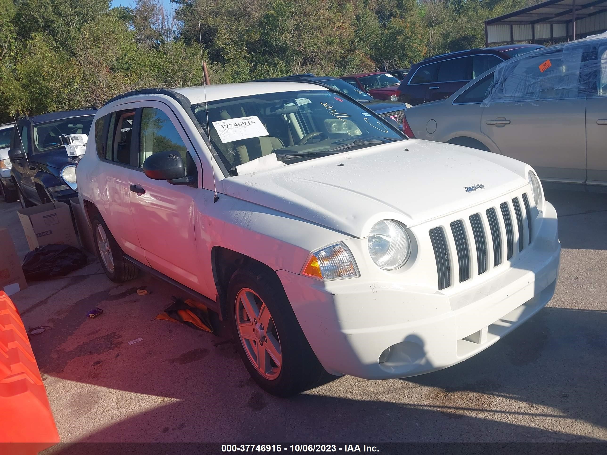 JEEP COMPASS 2007 1j8ft47w27d118422