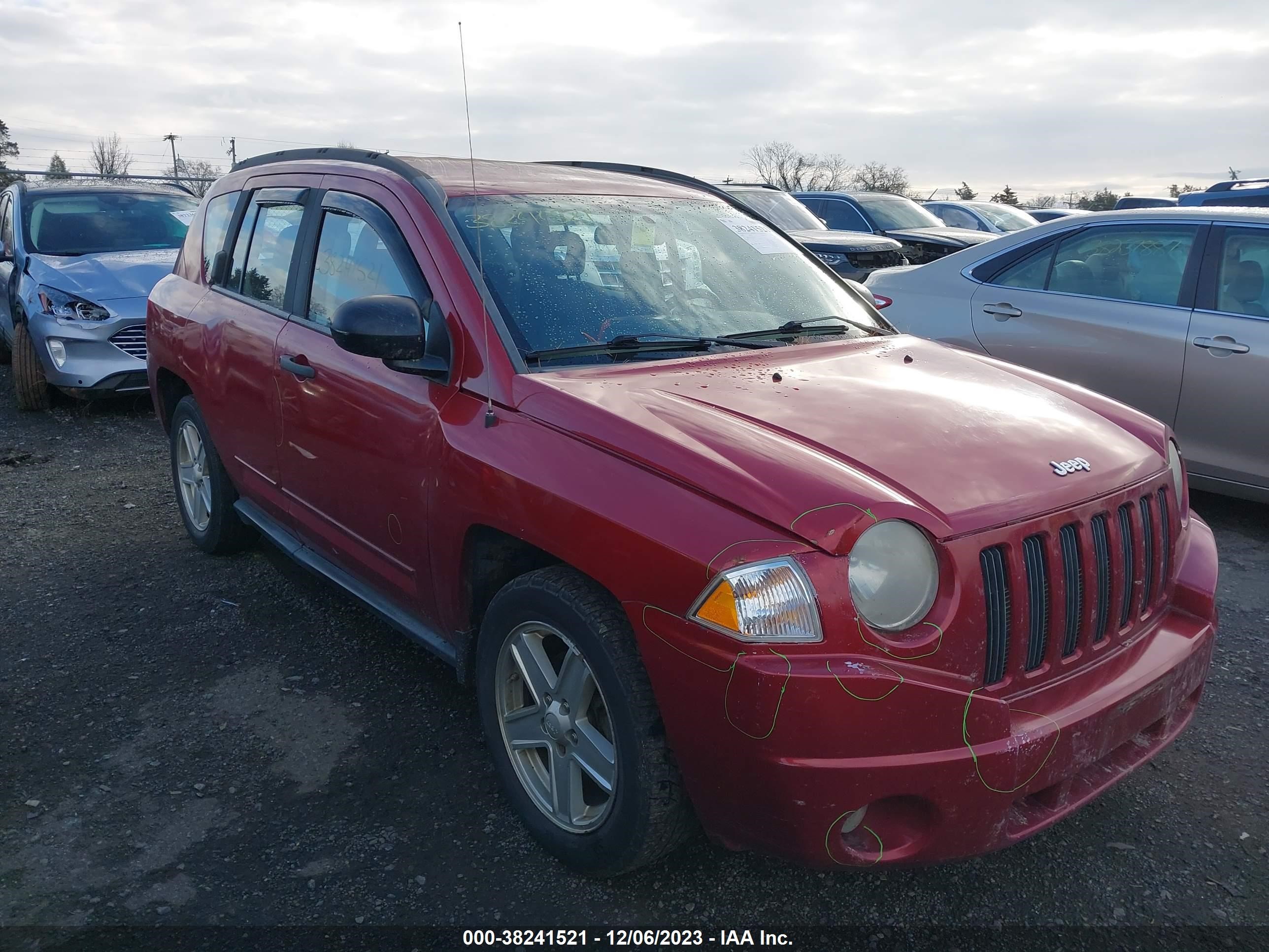 JEEP COMPASS 2008 1j8ft47w28d555659