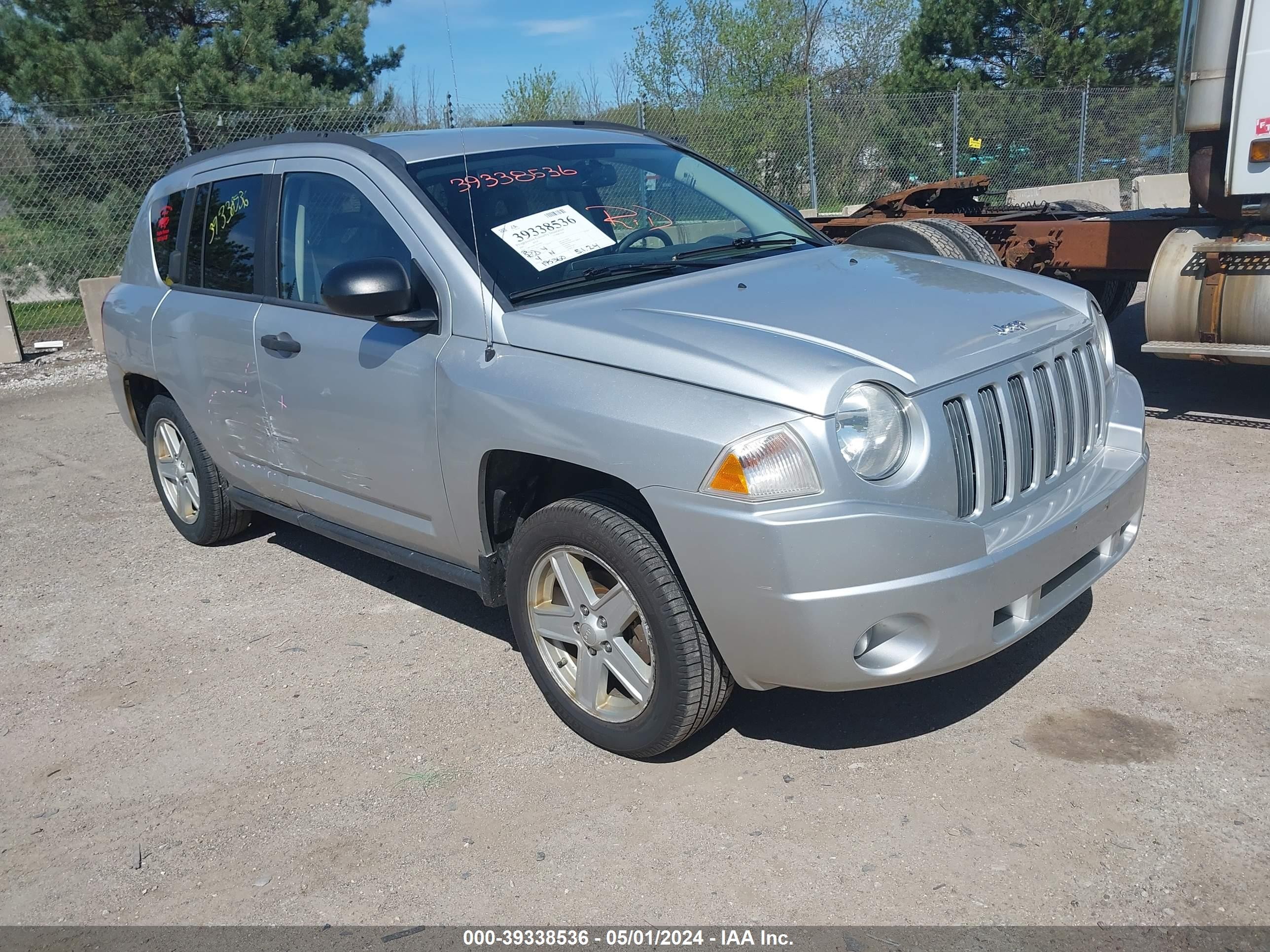 JEEP COMPASS 2007 1j8ft47w77d370991