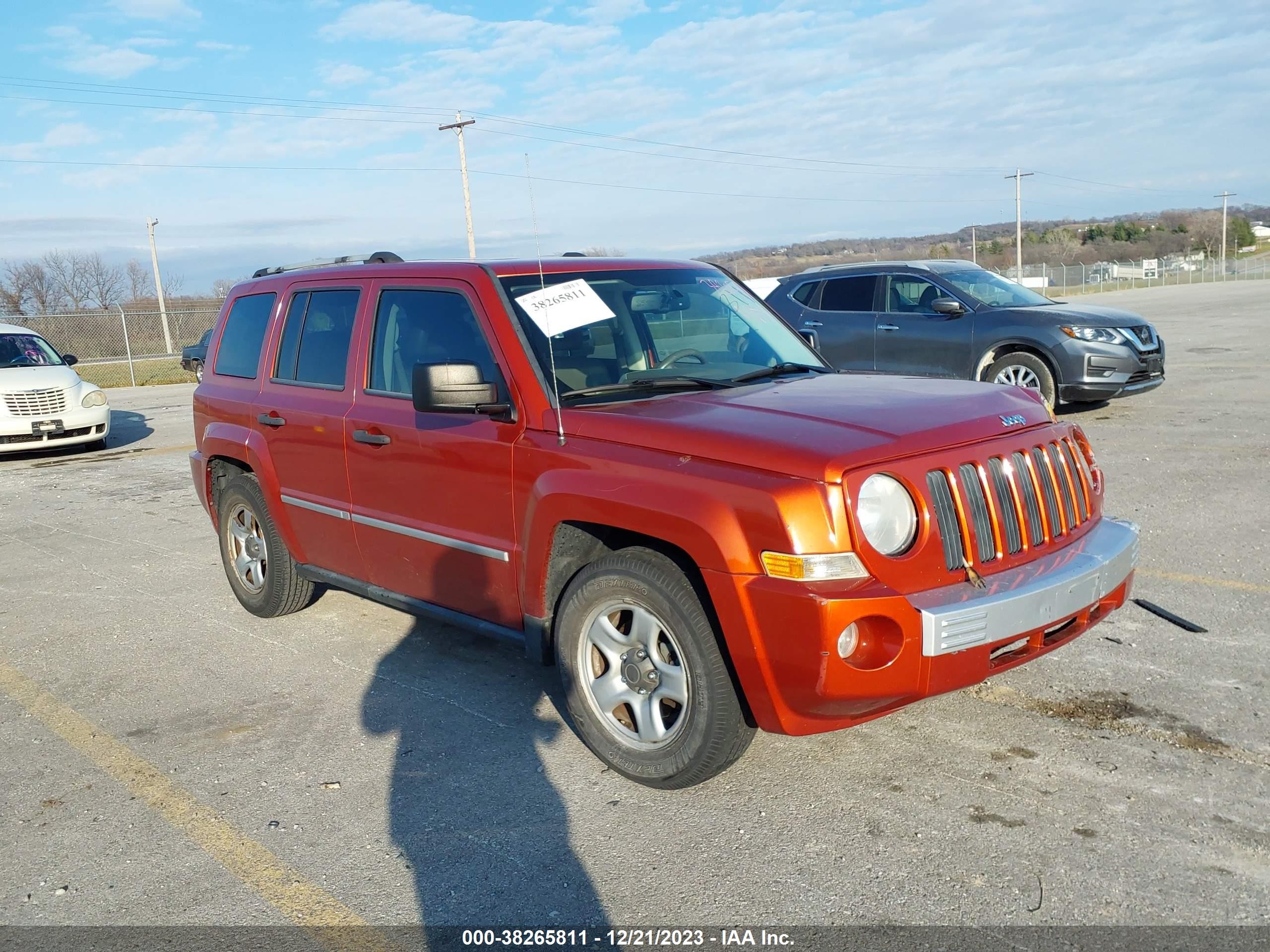 JEEP LIBERTY (PATRIOT) 2008 1j8ft48w08d521606