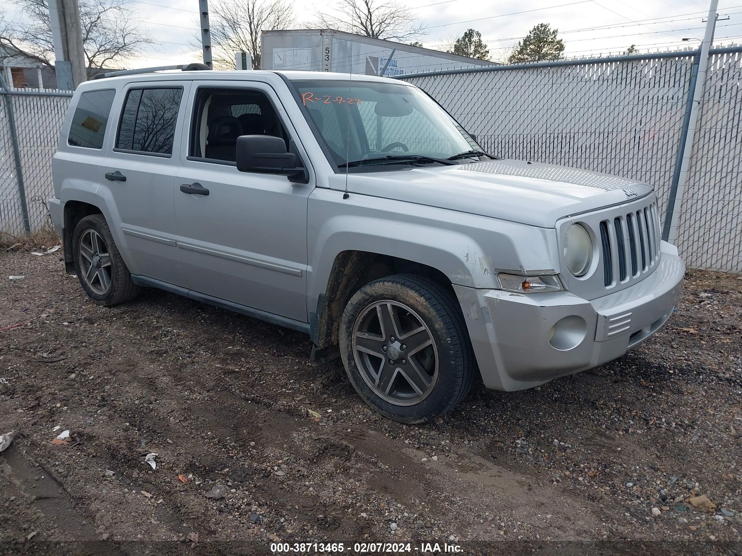 JEEP LIBERTY (PATRIOT) 2008 1j8ft48w48d742867