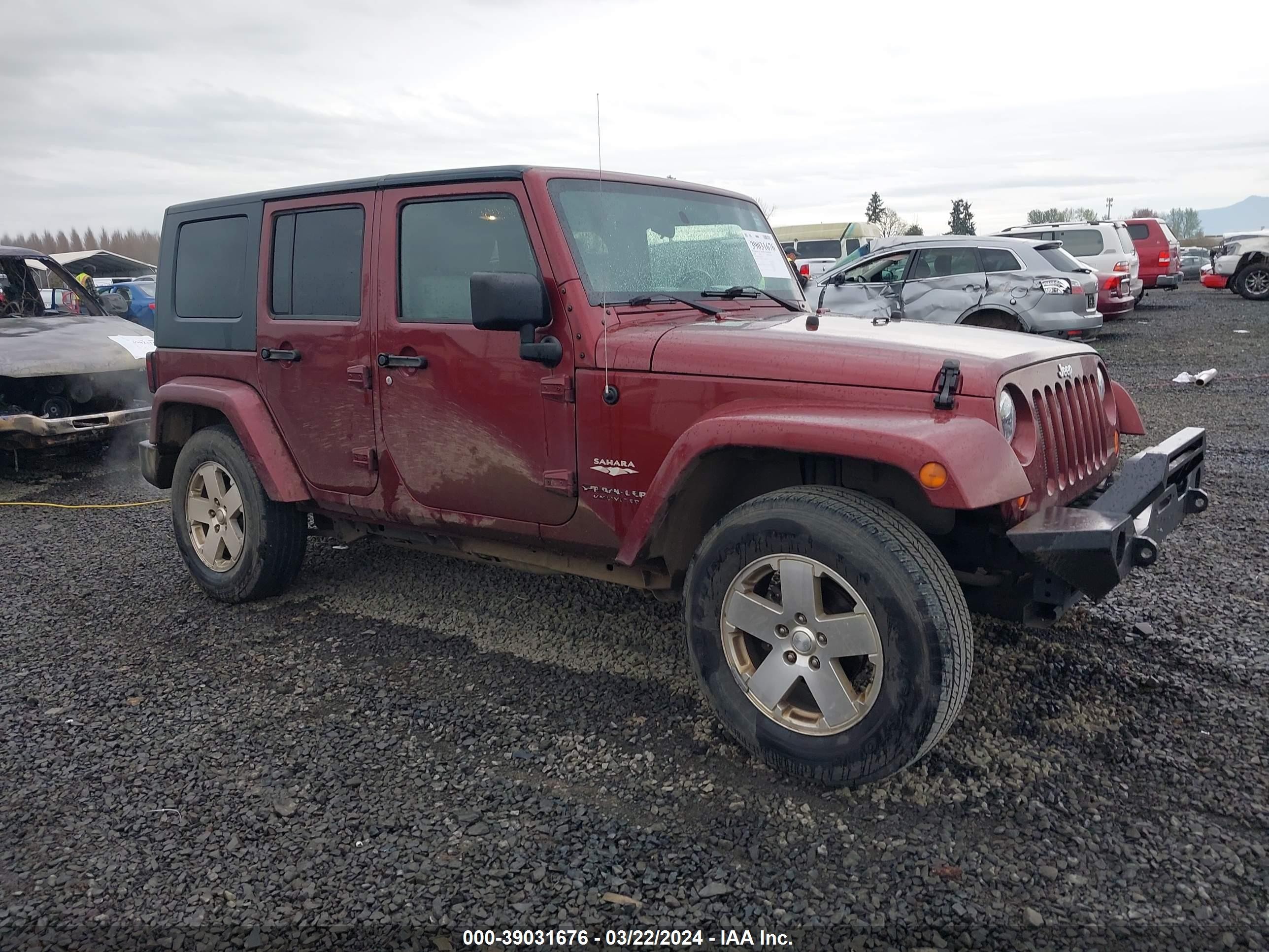 JEEP WRANGLER 2008 1j8ga59148l600396