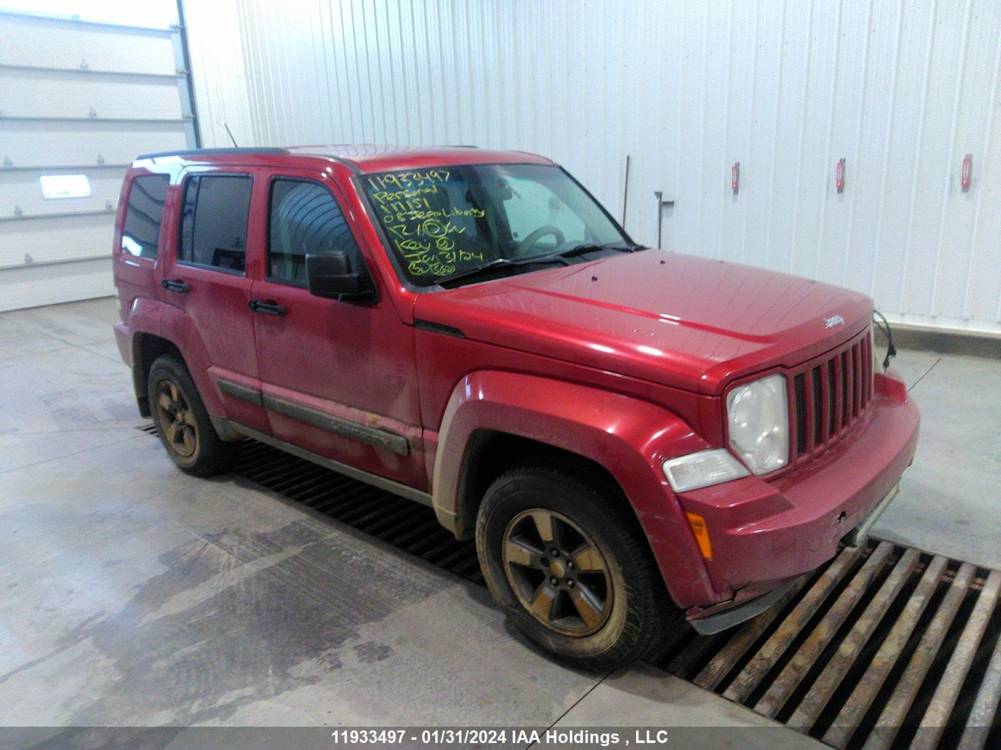 JEEP LIBERTY (NORTH AMERICA) 2008 1j8gn28k08w111151