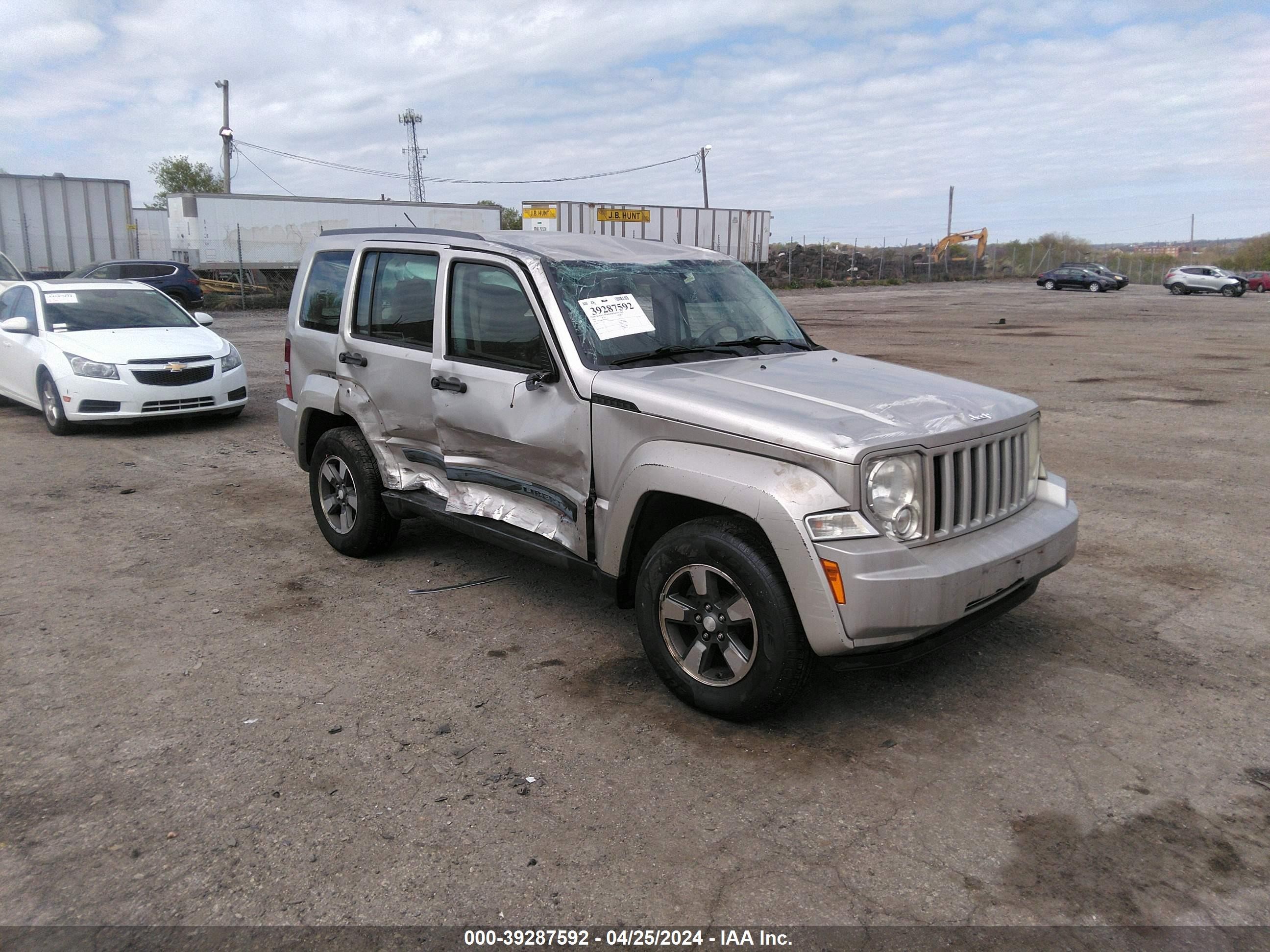 JEEP LIBERTY (NORTH AMERICA) 2008 1j8gn28k28w144104