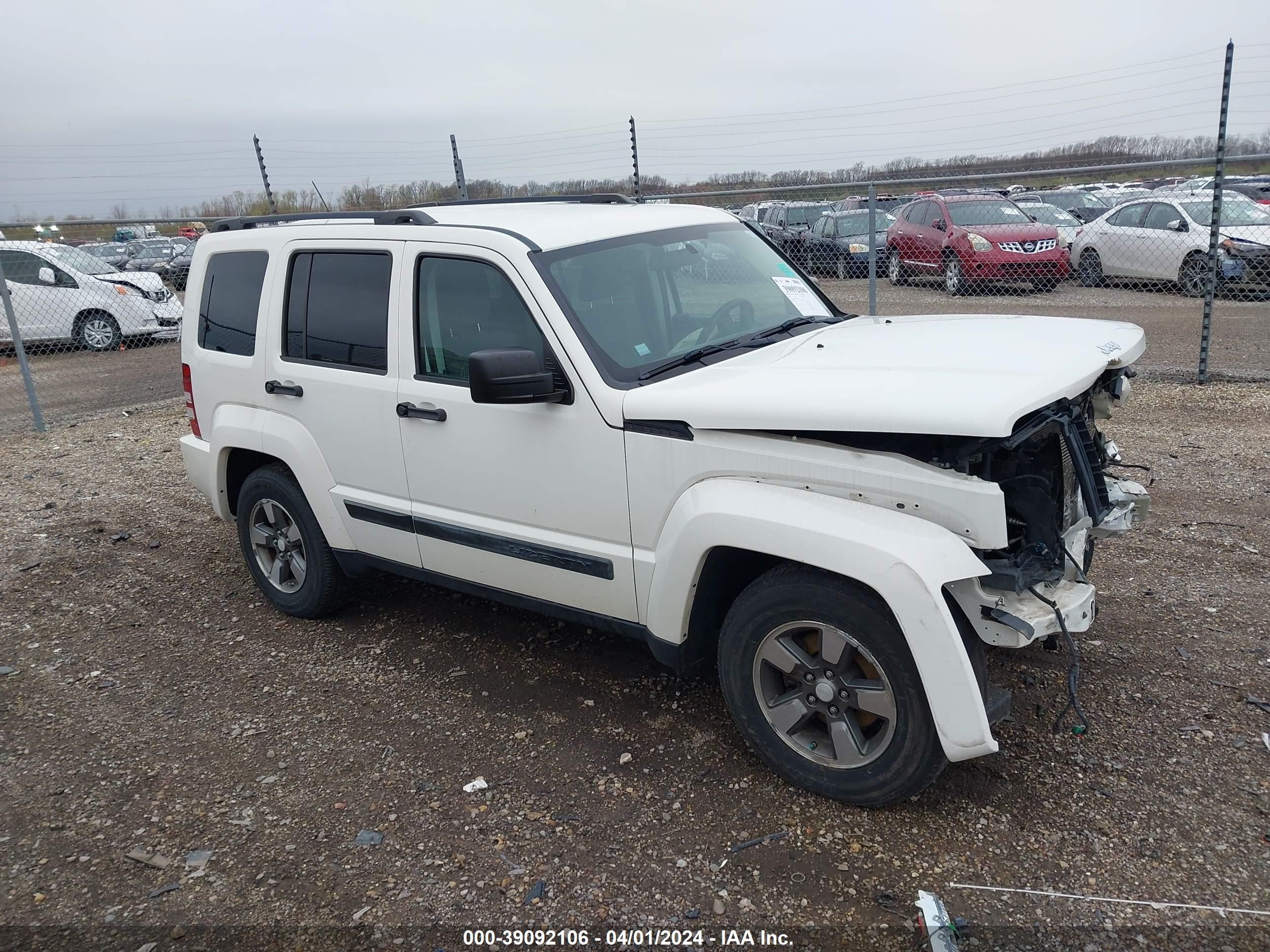 JEEP LIBERTY (NORTH AMERICA) 2008 1j8gn28k28w169956