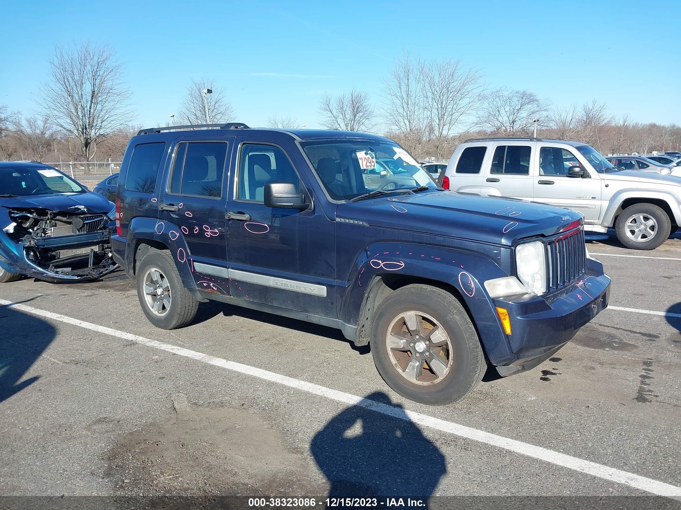 JEEP LIBERTY (NORTH AMERICA) 2008 1j8gn28k38w235320